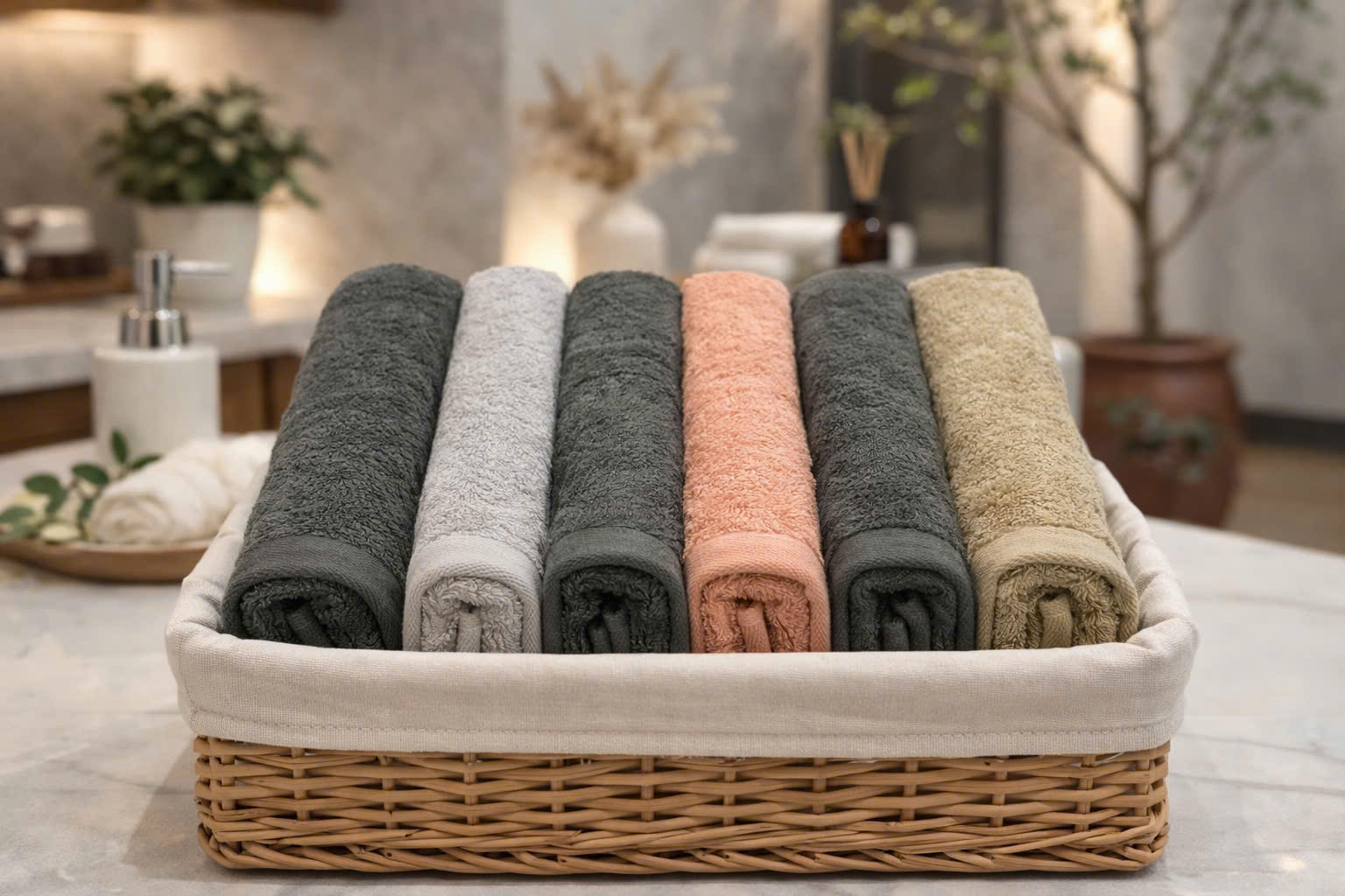 S3 SET 6 KHĂN GỘI - TẮM