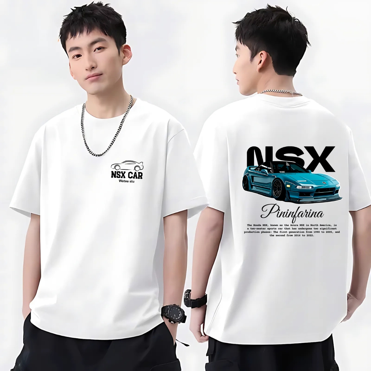 Áo phông nam local brand We Tee hình ô tô NSX car form oversize chất cotton 250 gsm - WU1082