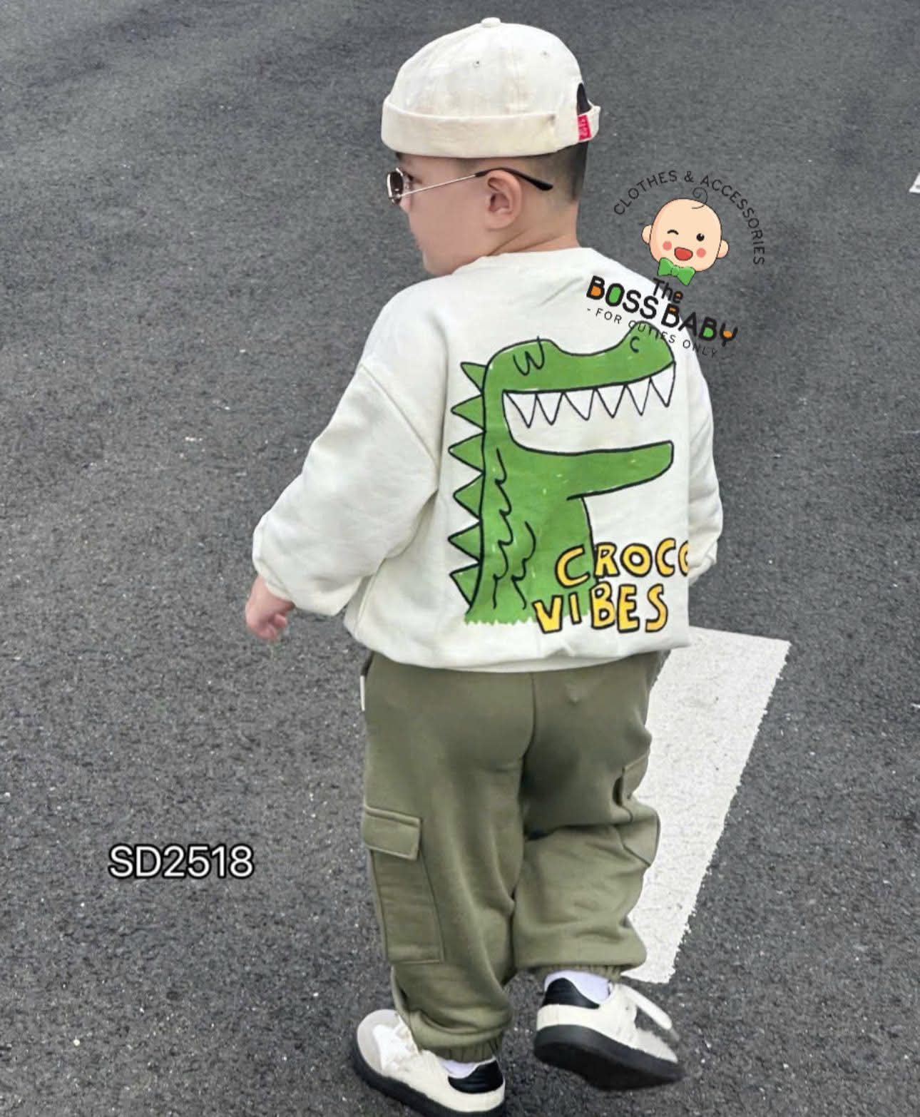 Set bộ nỉ bông kem rêu khủng long_thumbnail_2