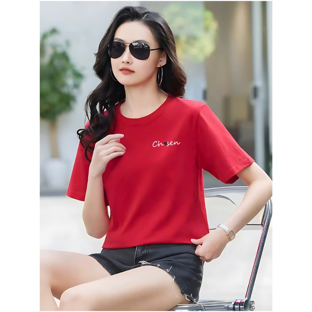 [Form Rộng] Áo thun nữ in chữ 'Chosen' -Loza RT8209_thumbnail_3