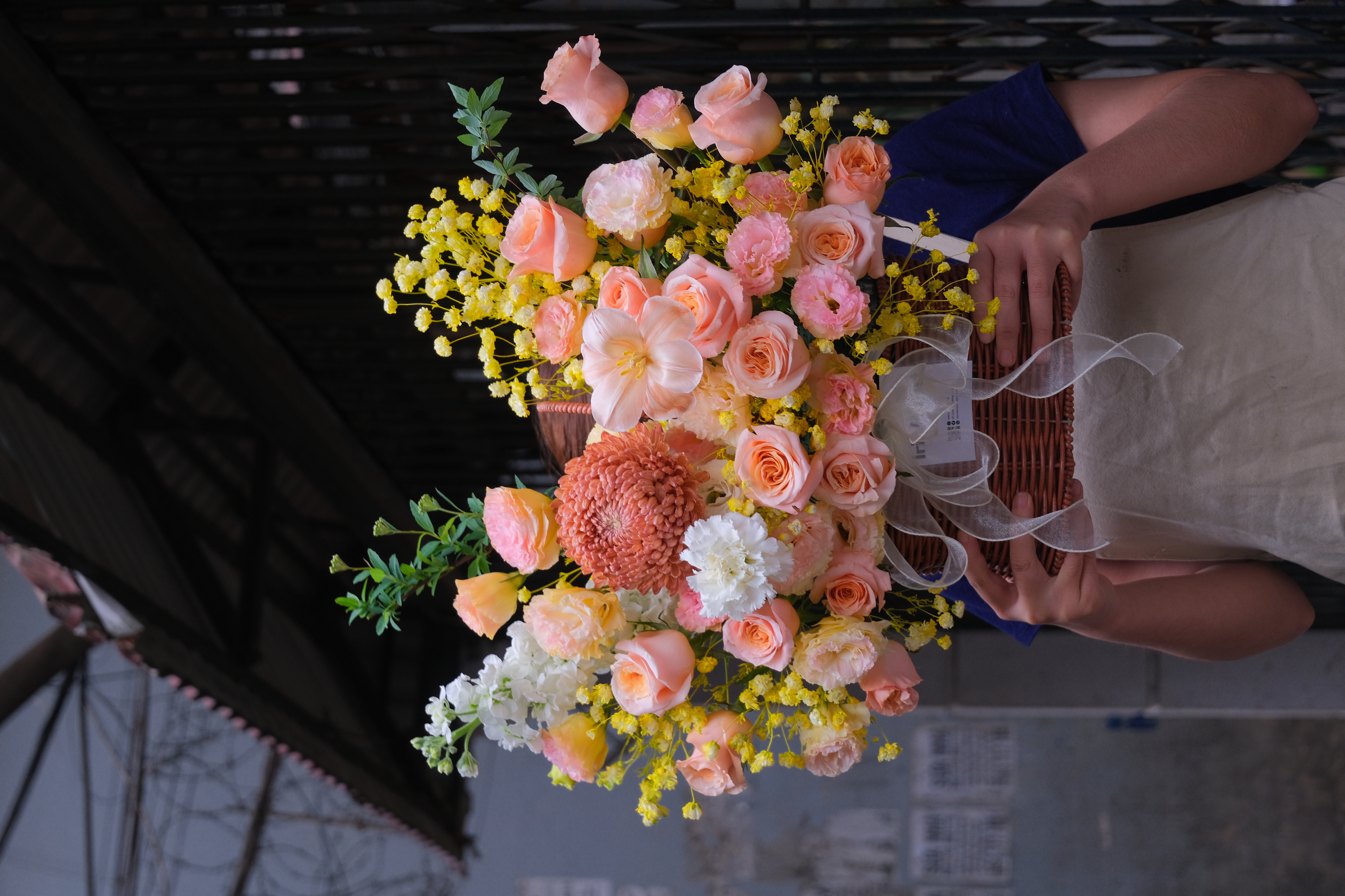 Giỏ hoa mây - Tone Nâu Cafe_thumbnail_5