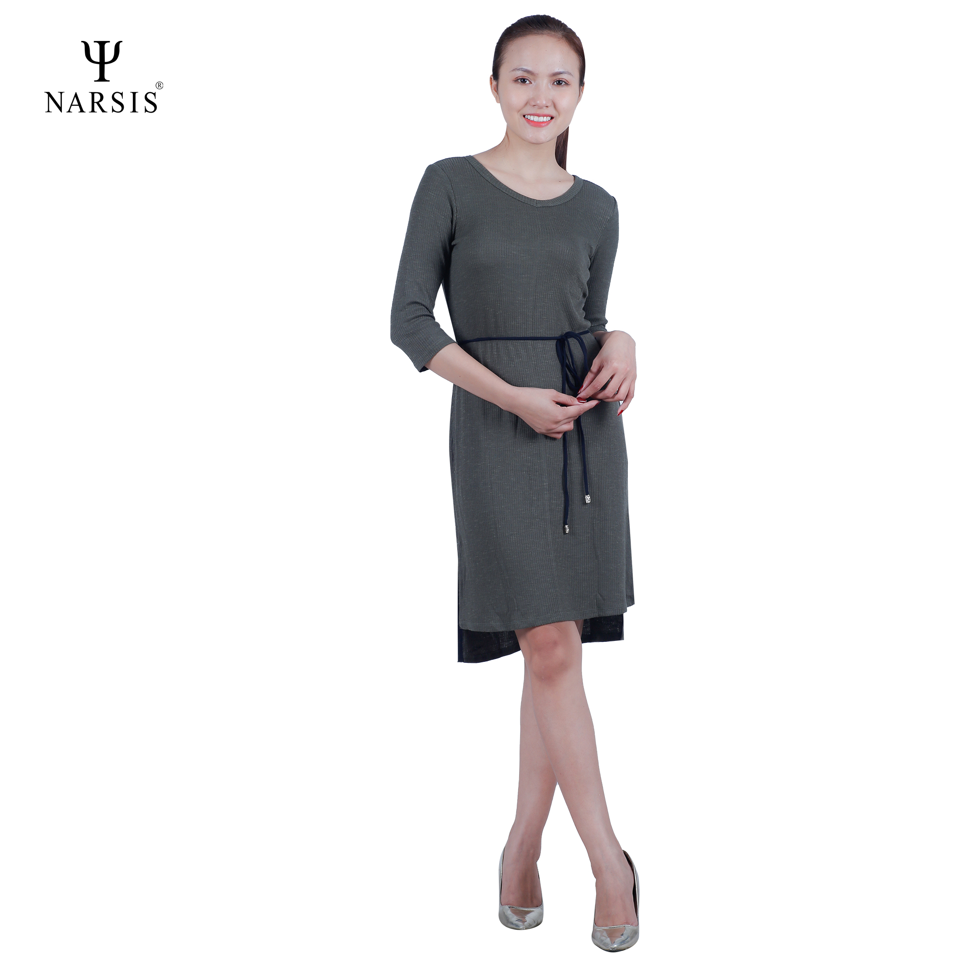 VÁY NỮ B7014 NARSIS VẢI LEN COTTON ẤM ÁP, THOÁNG MÁT, GIỮ ẤM TỐT, MỀM MẠI, GIỮ ẤM TỐT, MỀM MẠI