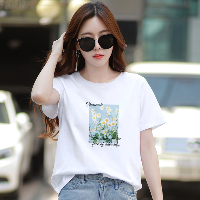 [Form Rộng] Áo thun nữ form rộng màu trắng in hình thời trang - LOZA G0037_thumbnail_5