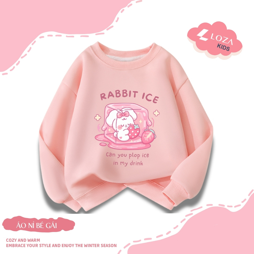 Áo sweater bé gái in nhiều hình dễ thương -  Loza Kids IN001_thumbnail_5
