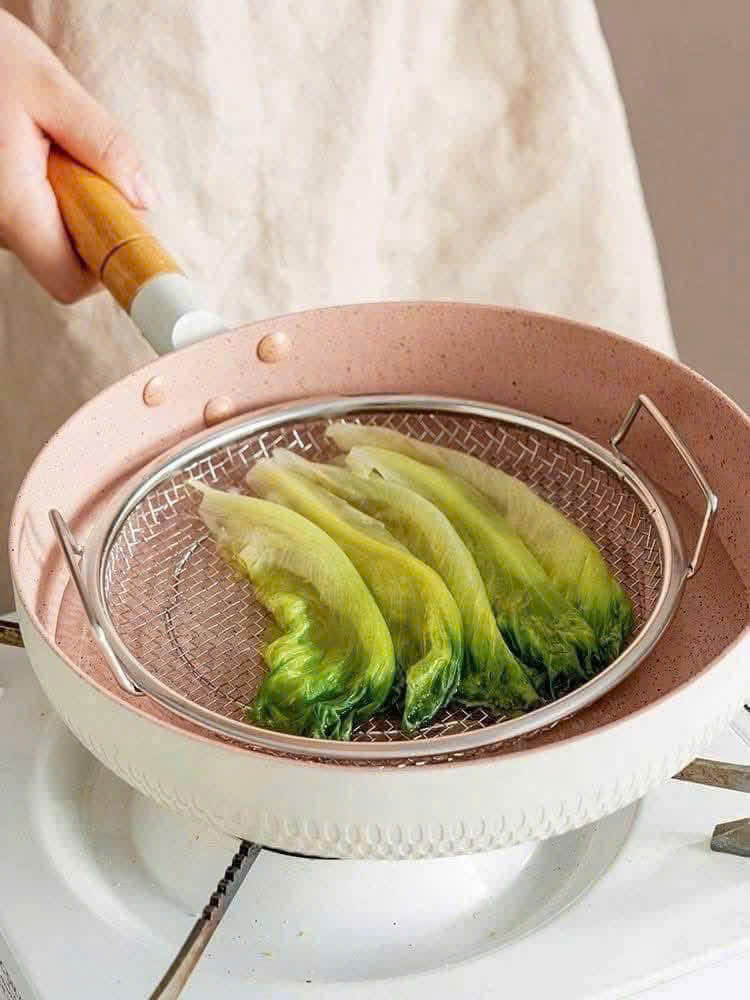 Bộ khay ráo dầu inox - Sz 22cm_thumbnail_2