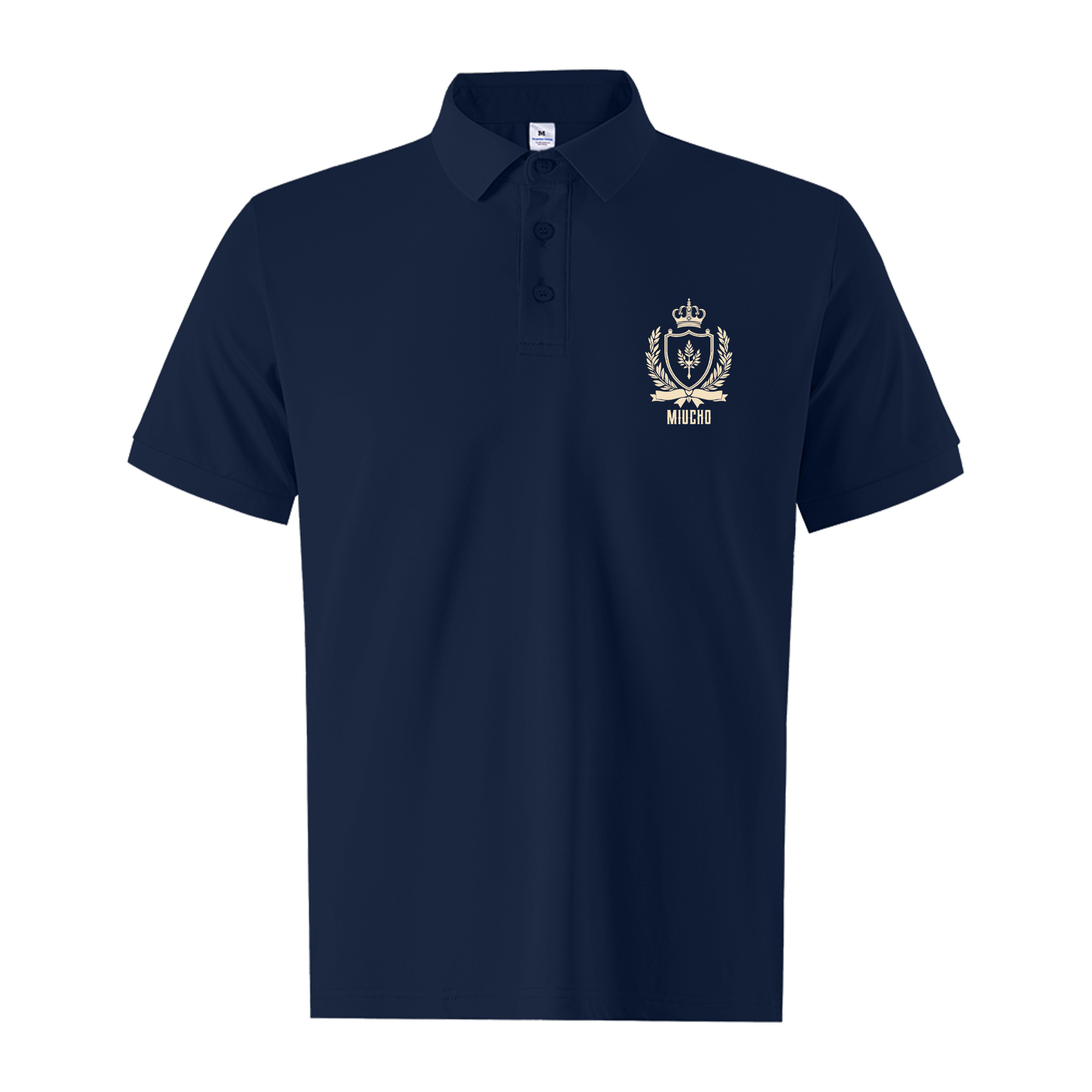 Áo polo nam local brand PLCSD2410 Miucho Iconic vải polyester bền nhẹ chống nhăn in basic_thumbnail_11