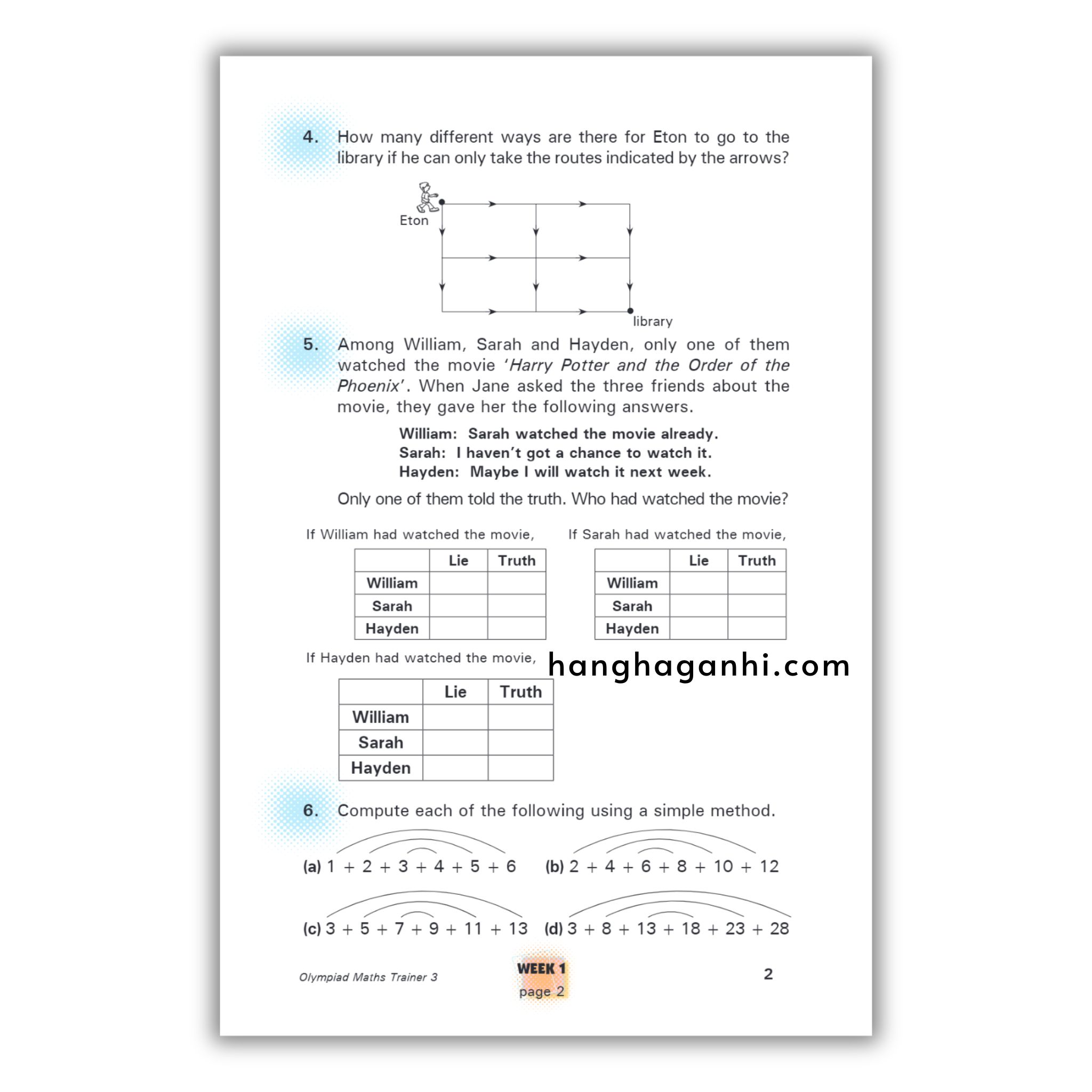 Olympiad Maths Trainer level 3- Sách Toán Tiếng Anh Singapore cho bé lớp 3_thumbnail_10