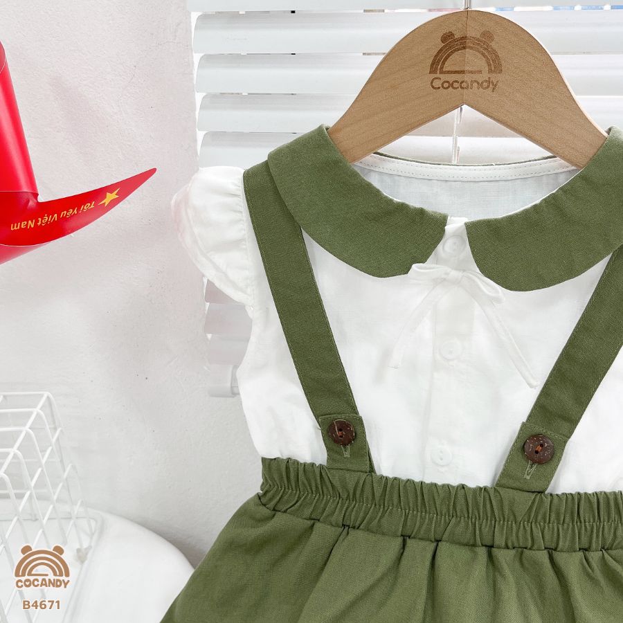 Bộ yếm váy XANH RÊU bé_thumbnail_3