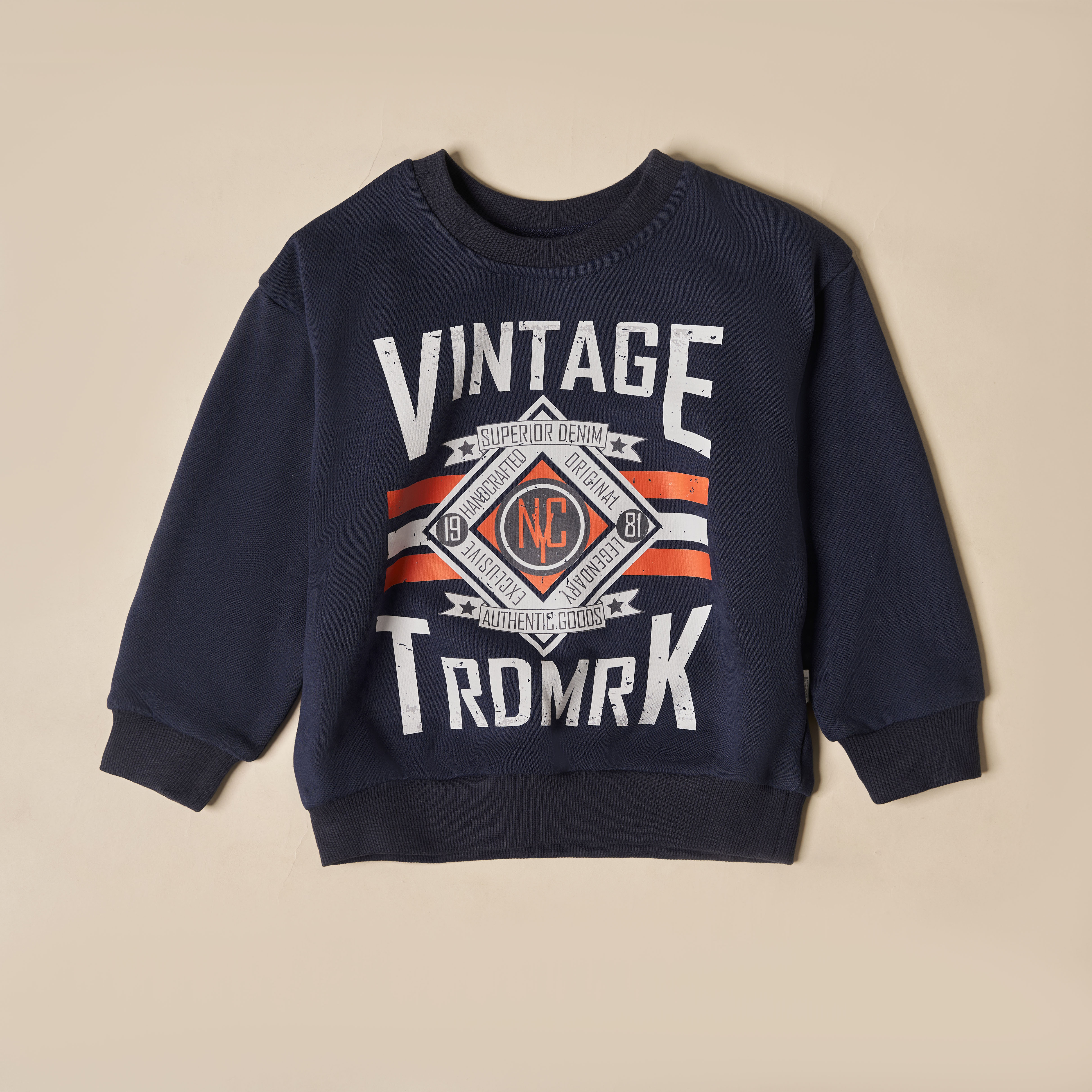 Áo nỉ in Vintage Trdmrk