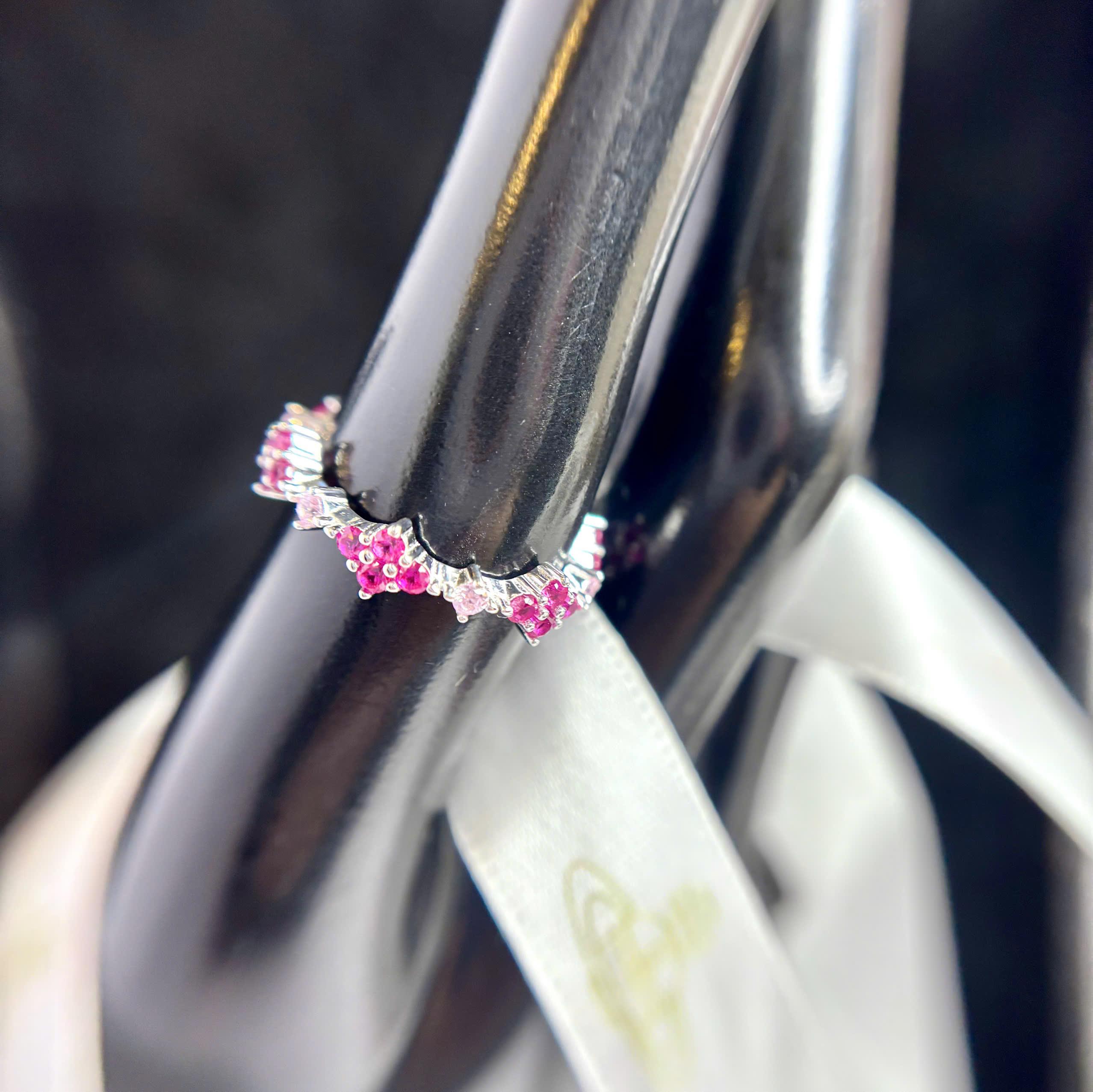 Nhẫn bạc xi bạch kim hoa hồng size 6_thumbnail_3