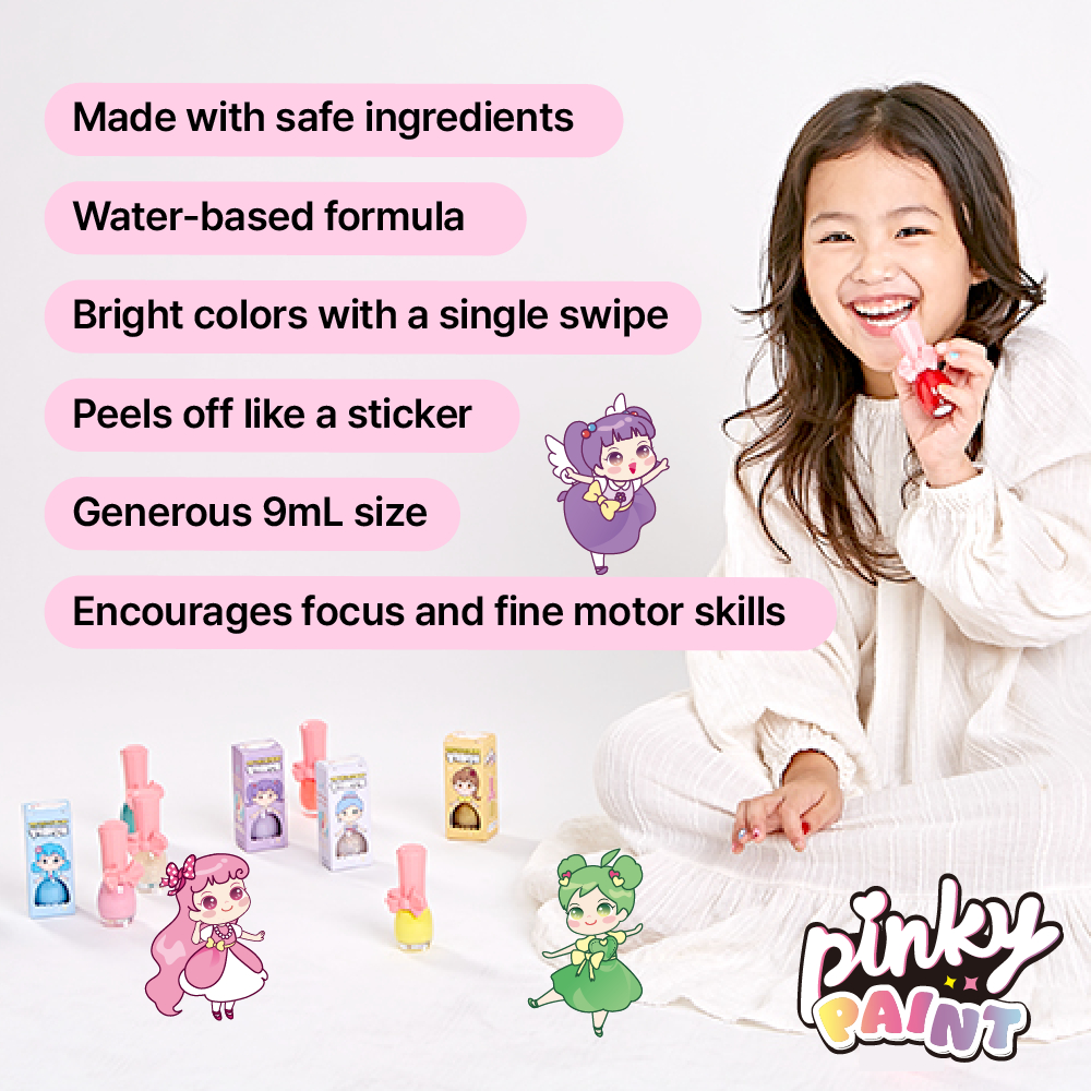 I'm Pinky Kids Water-Based Peel Off Nail Polish Pinky Paint 9ml_thumbnail_6