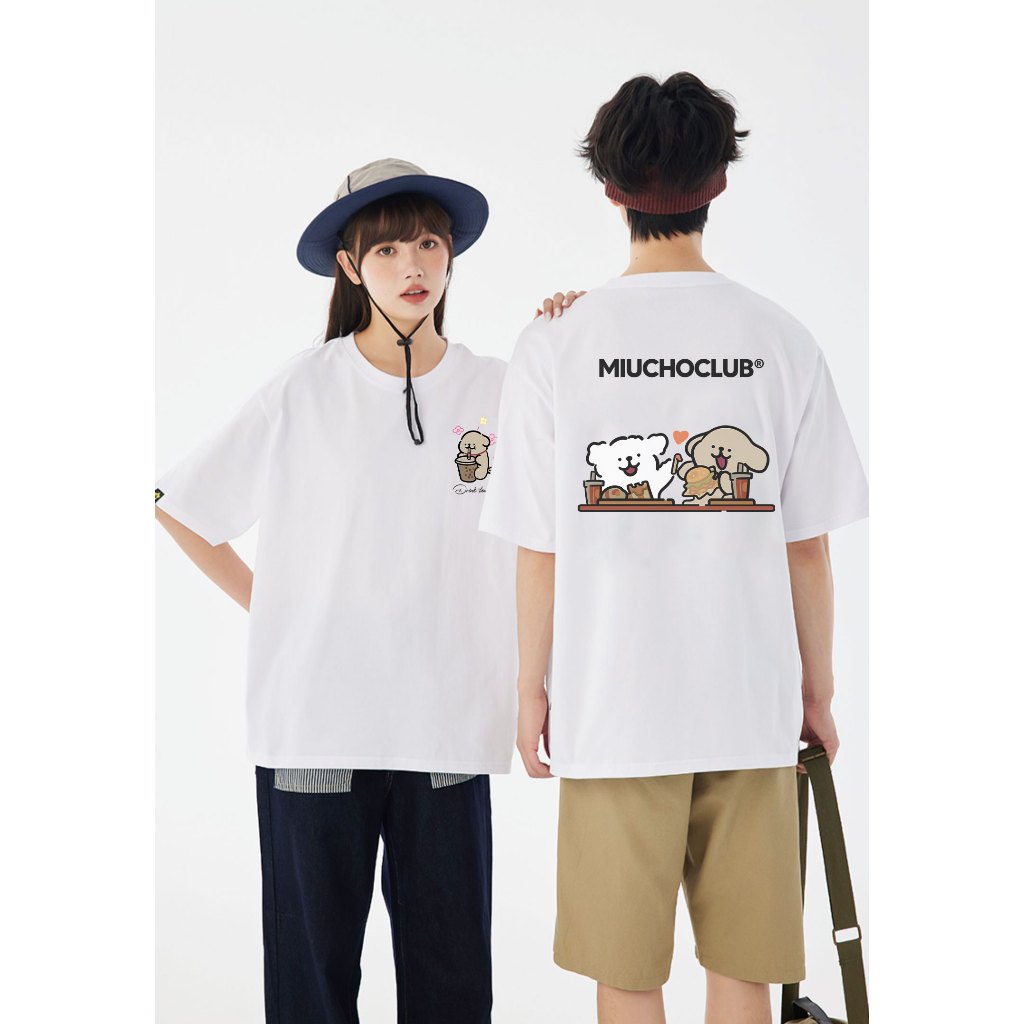 Áo thun form rộng local brand ATD841 Miucho tay ngắn vải cotton cổ tròn in mix_thumbnail_3