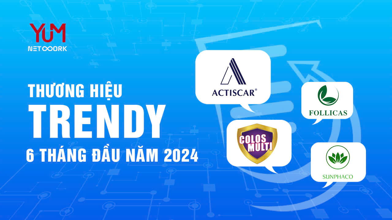 Top 20 Thương Hiệu Trendy 6 Tháng Đầu Năm 2024
