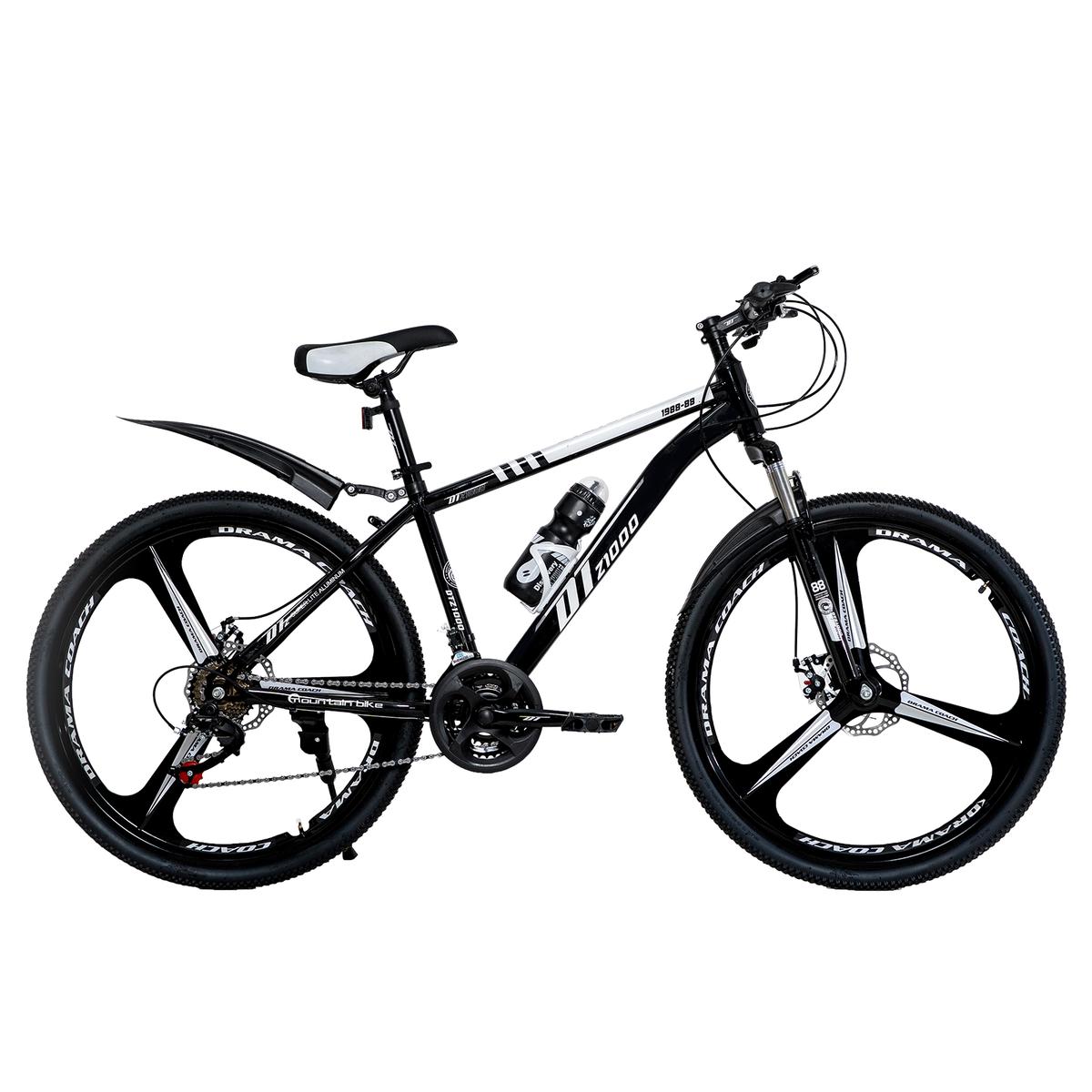 Xe đạp dtz1000 vành đúc 3 đao màu đen