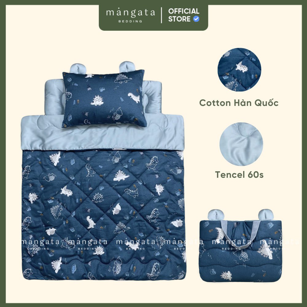 Mẫu Khủng long navy - Bộ chăn gối gấp gọn đi học_thumbnail_1