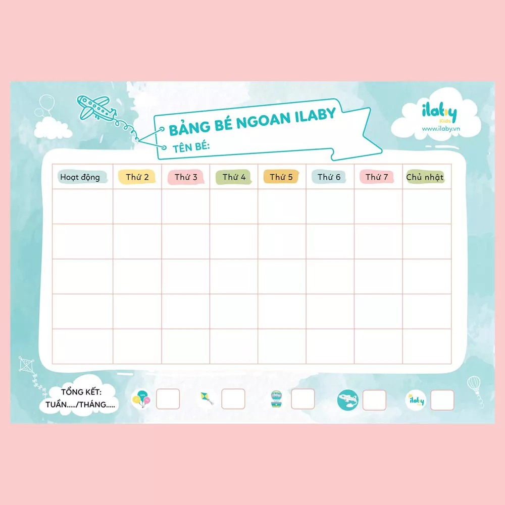 Set bảng bé ngoan ILABY_thumbnail_0
