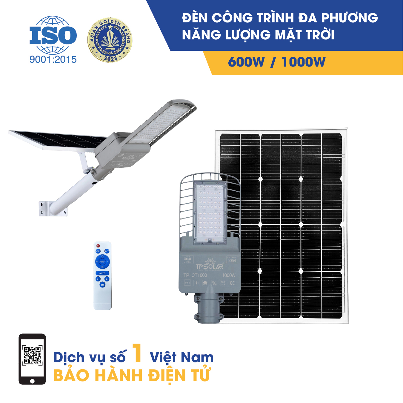 Đèn phi thuyền mắt ngọc cao cấp năng lượng mặt trời (TP-CT600 / TP-CT1000)