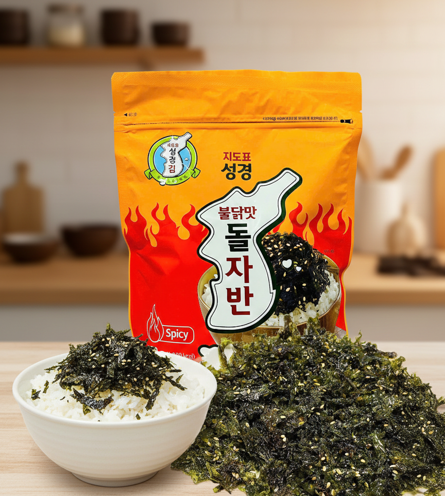 Rong biển Sung Gyung vị gà cay 300g_thumbnail_0