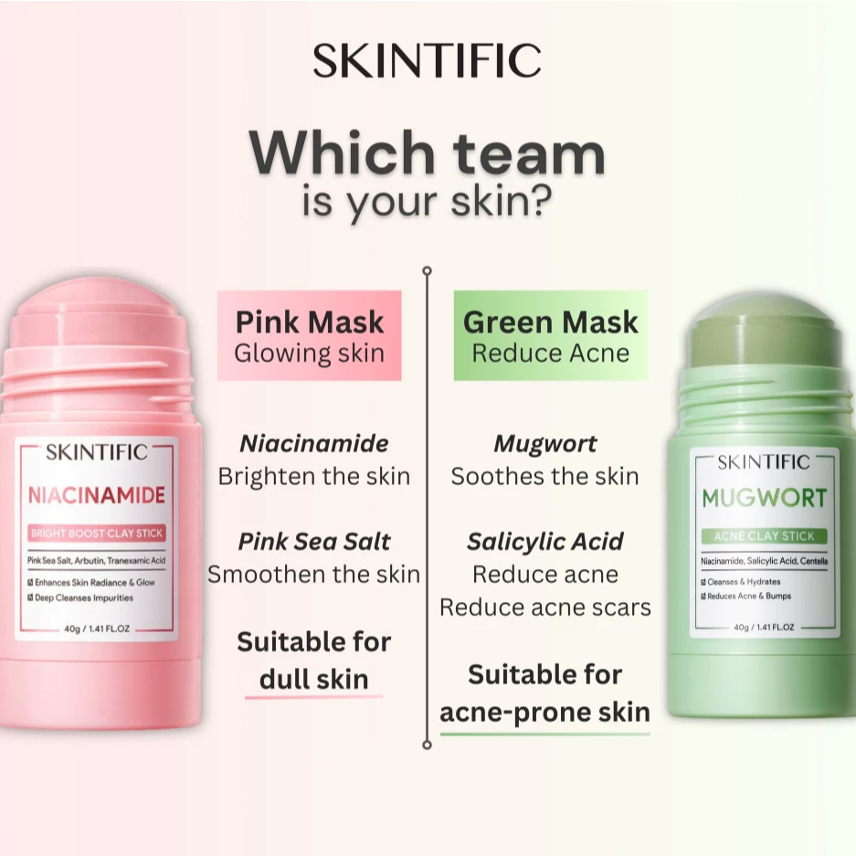 SKINTIFIC Mugwort Clay Mask Stick 40g_thumbnail_3