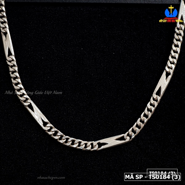 Dây chuyền bạc nam bản to ✔