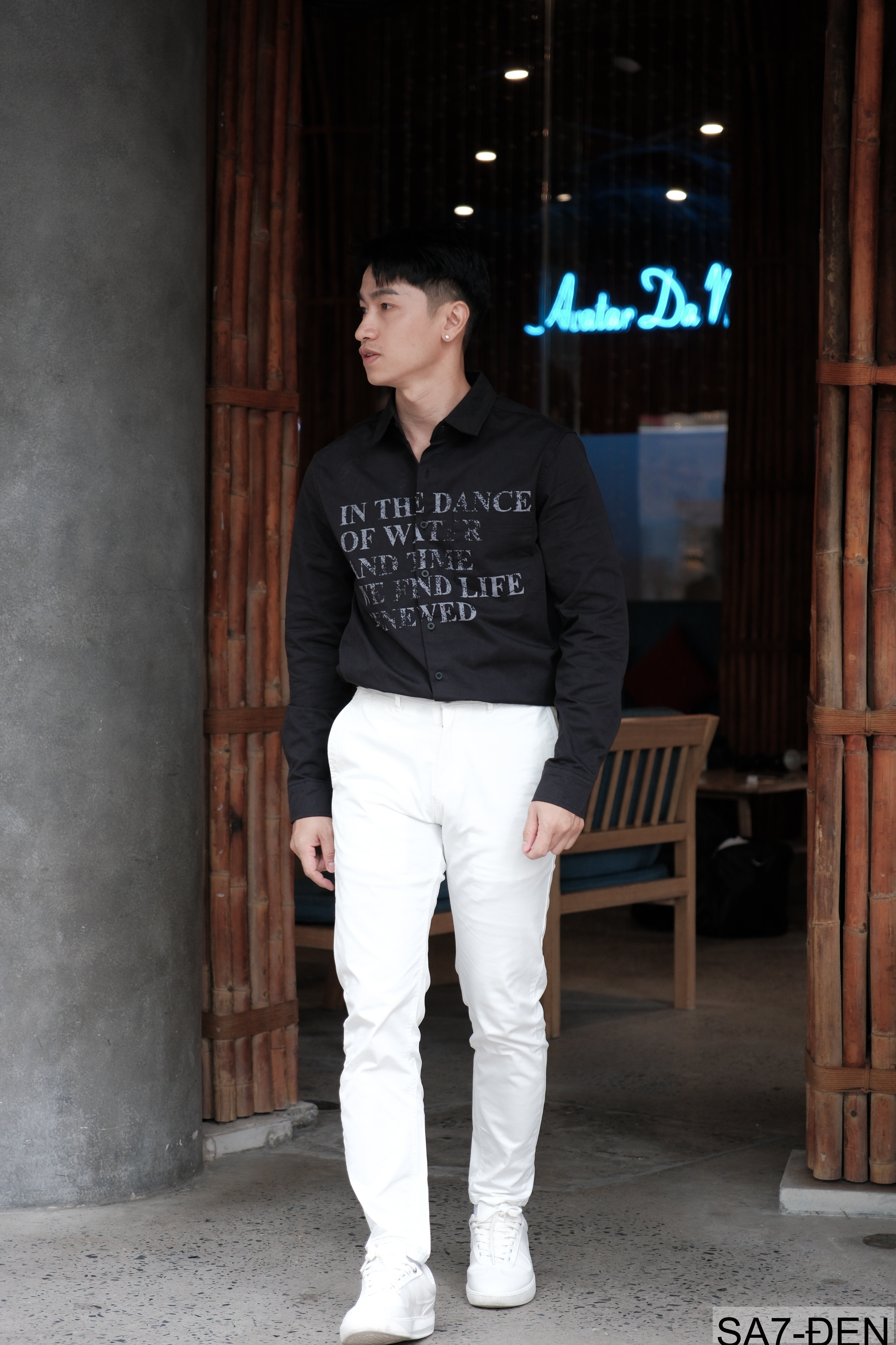 SA7 - Áo sơ mi nam dài tay họa tiết chữ phong cách Nhật Bản, dáng rộng thoải mái_thumbnail_8