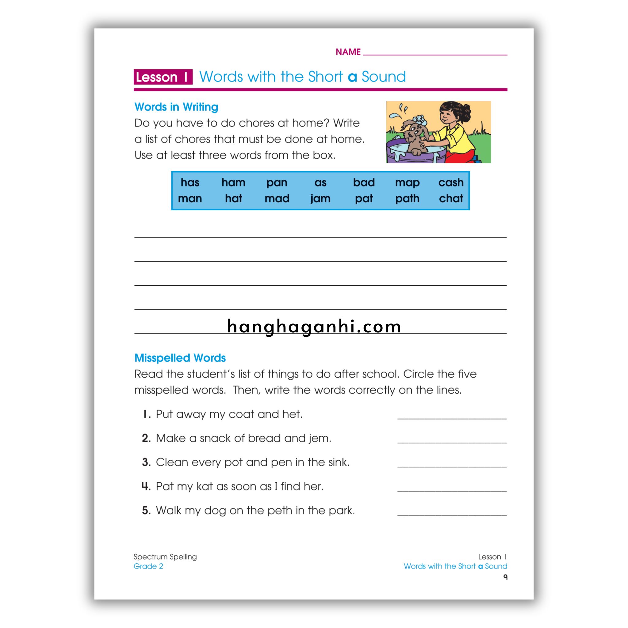 Sách Spectrum Spelling Workbook Grade 2_thumbnail_7