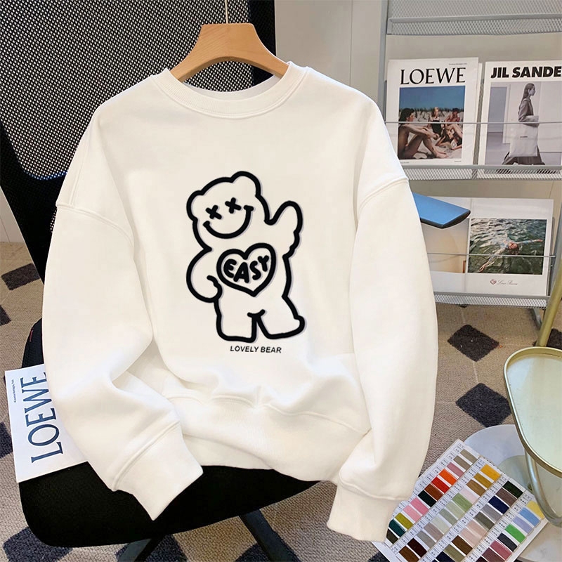 Áo sweater trắng nữ in hình nhiều mẫu - Loza G0114_thumbnail_9