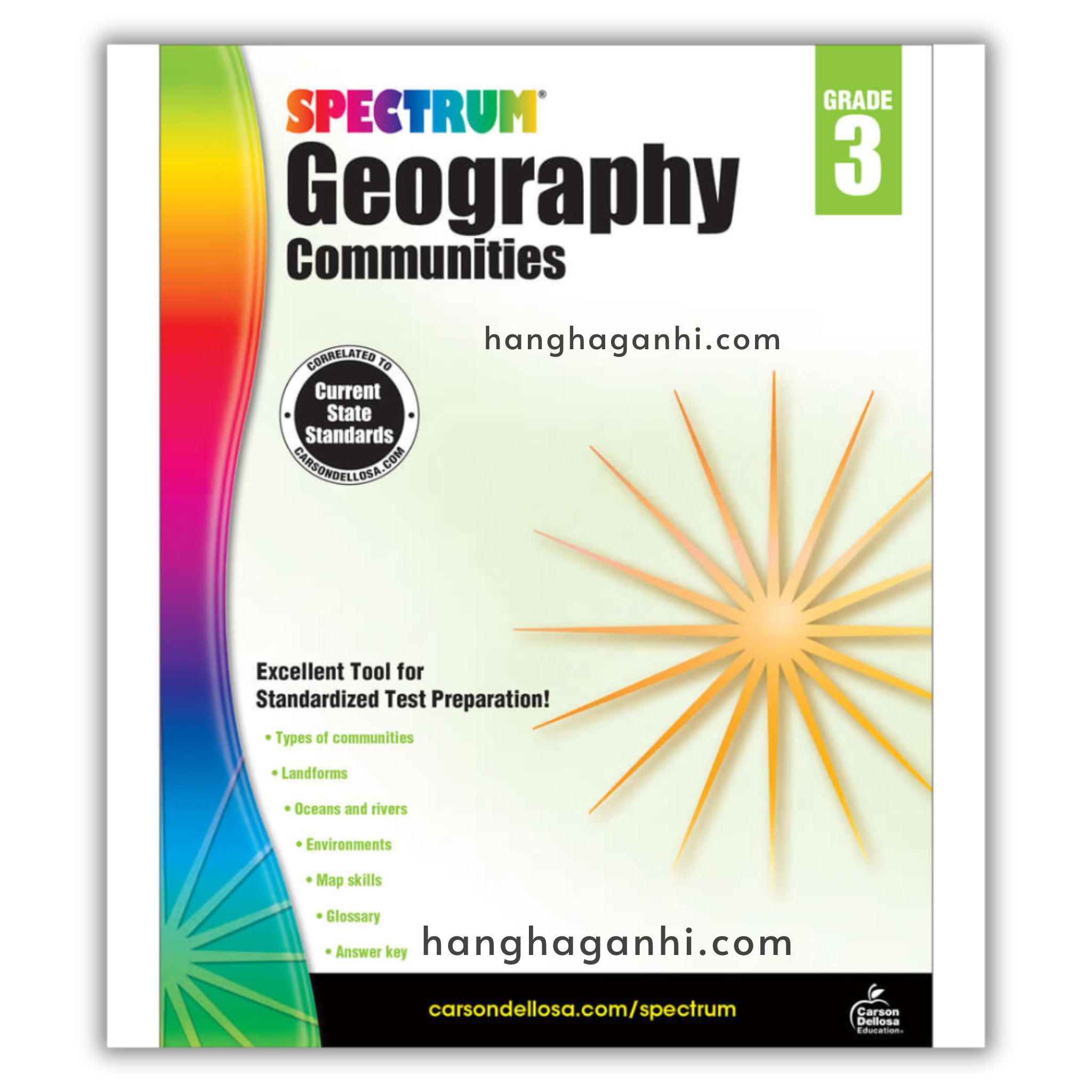 Sách Spectrum Geography Workbook Grade 3