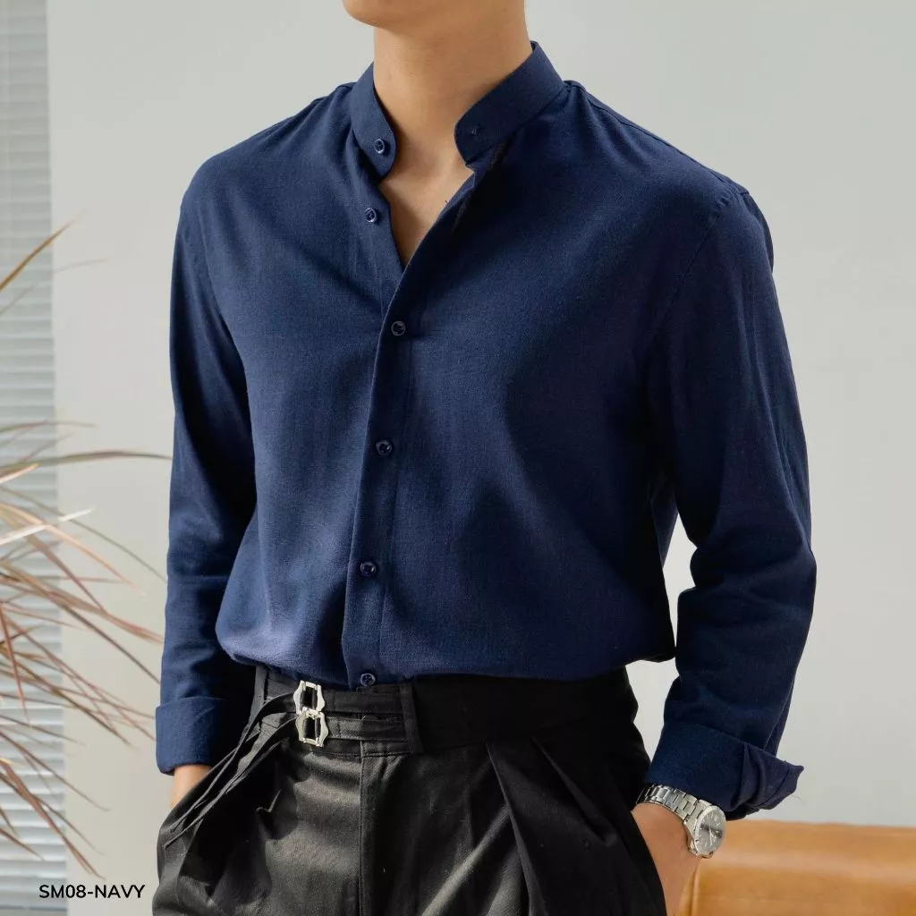 Áo sơ mi cổ trụ Frest Shirt SM08