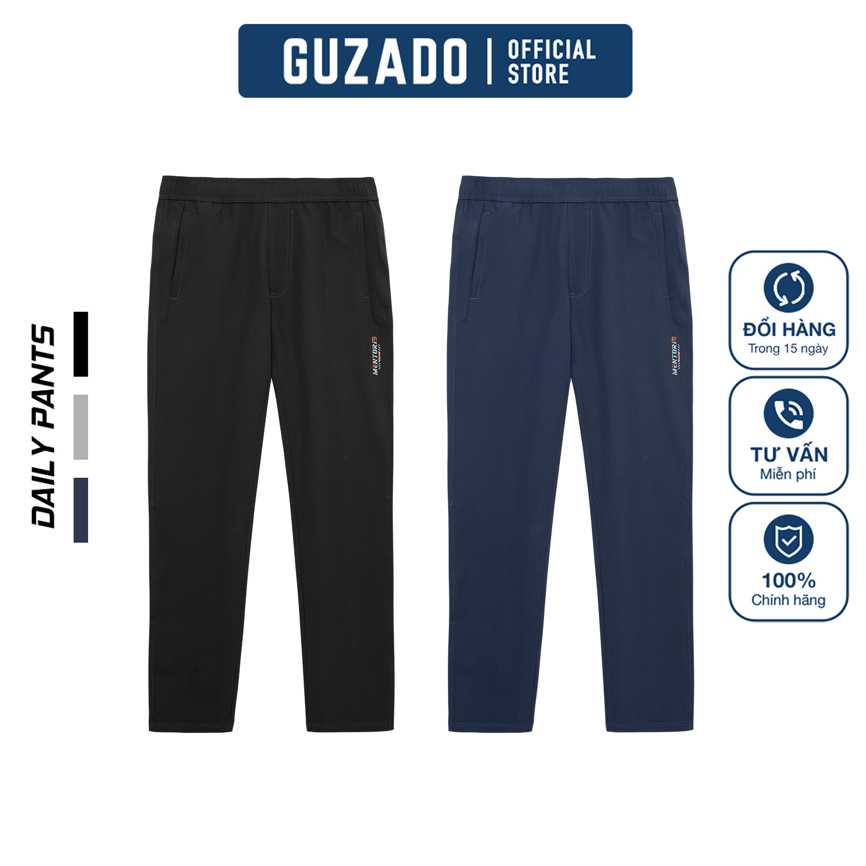 Quần Gió Nam Dài MDC2404 Cao Cấp Ông Suông