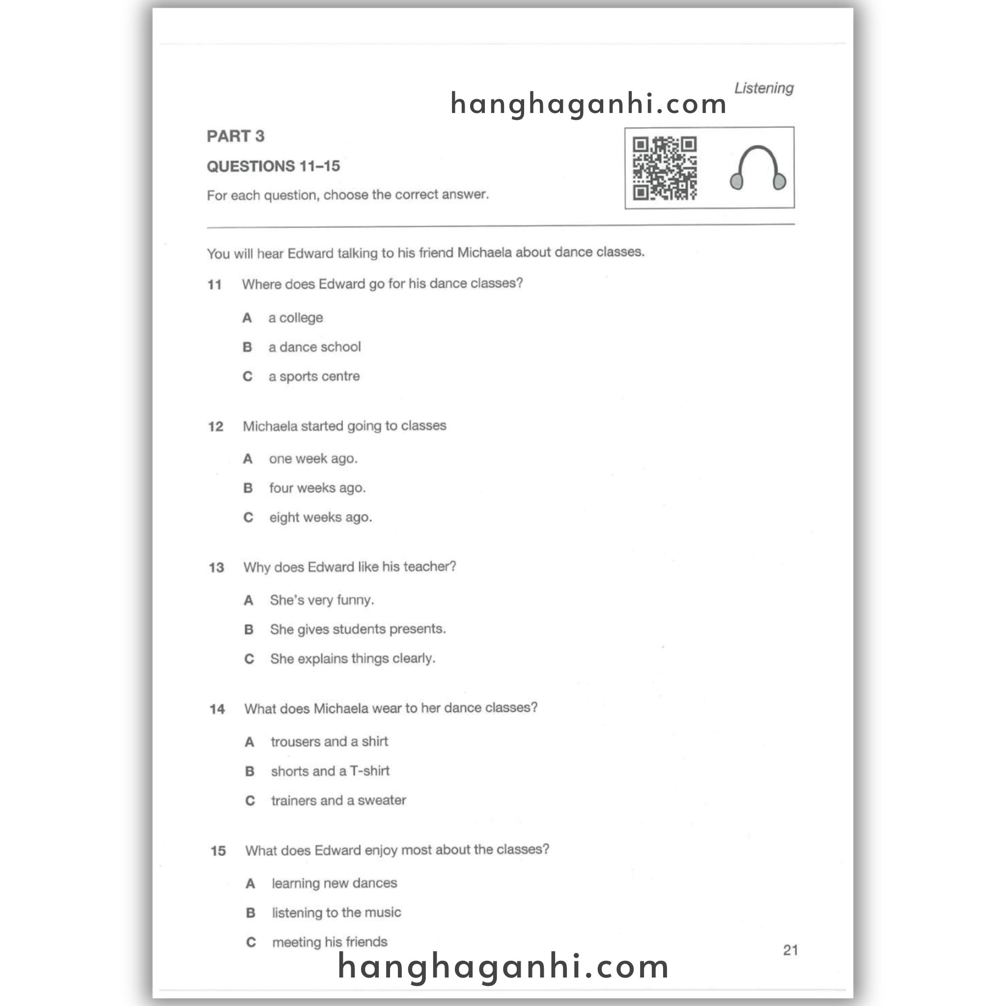 A2 Key for Schools 1 for the Revised 2020 Exam with Answers Authentic Practice Tests_thumbnail_11