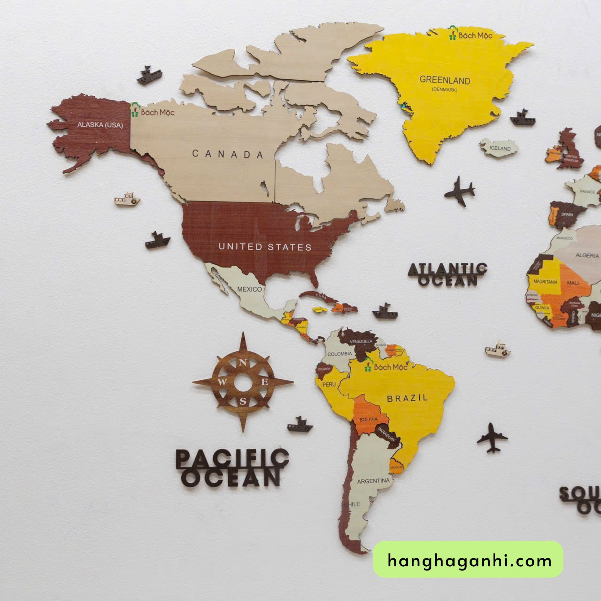 Bản đồ gỗ dán tường Bản đồ thế giới 130x150cm_thumbnail_0