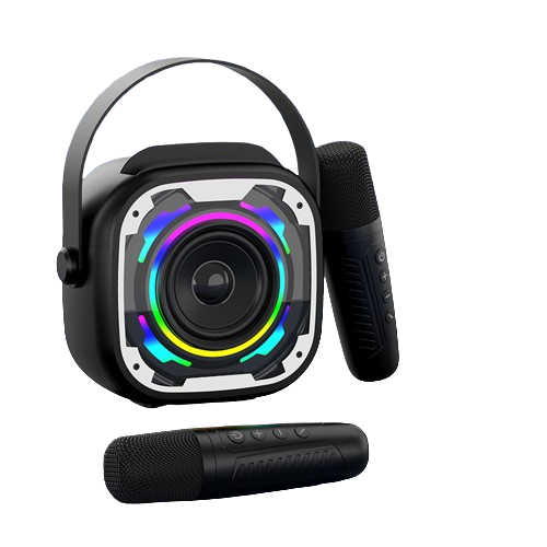 LOA SIÊU TRẦM NHỎ GỌN V11 KÈM 2 MIC KẾT NỐI BLUETOOTH