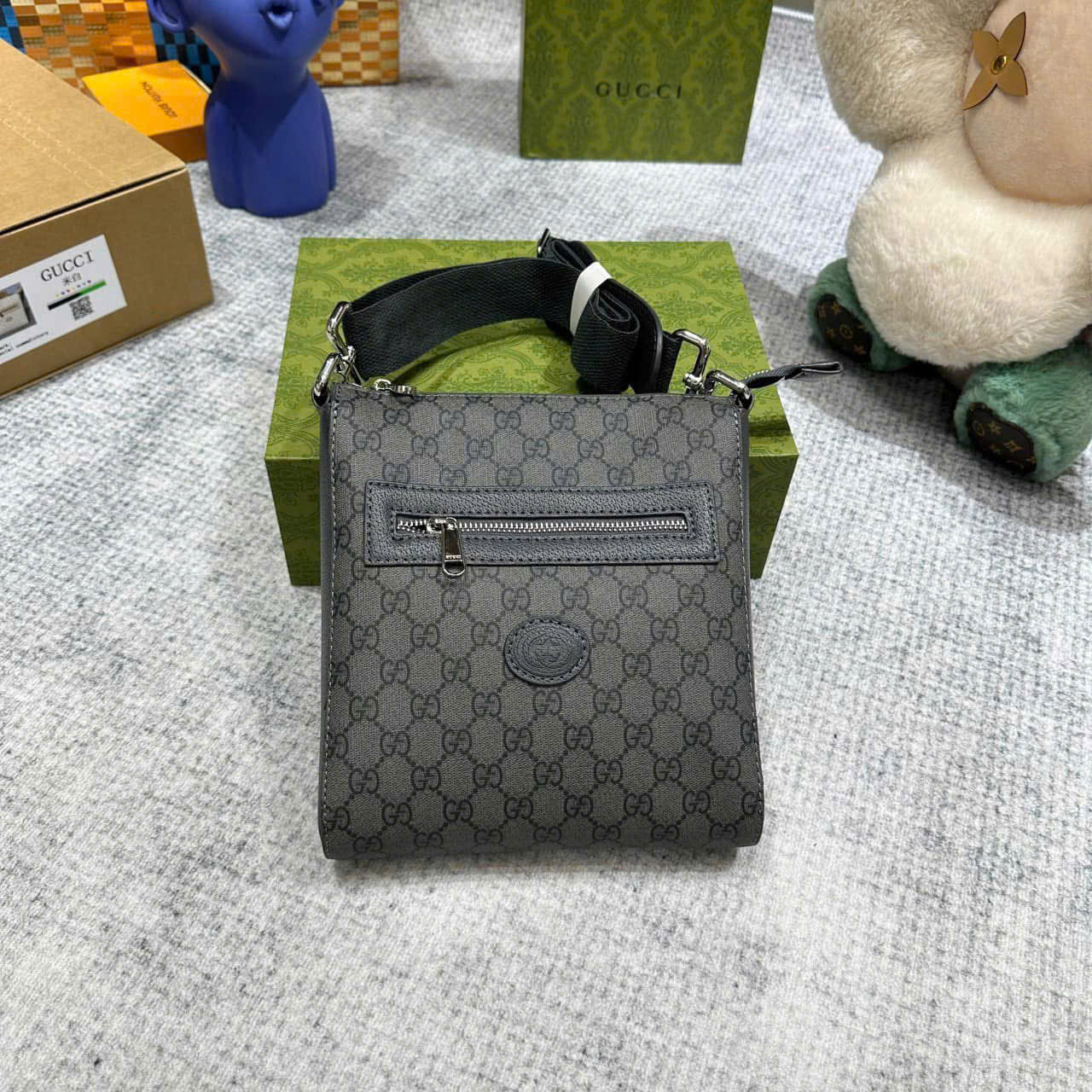 Túi Đeo Chéo Gucci GG Supreme Messenger Bag_thumbnail_7