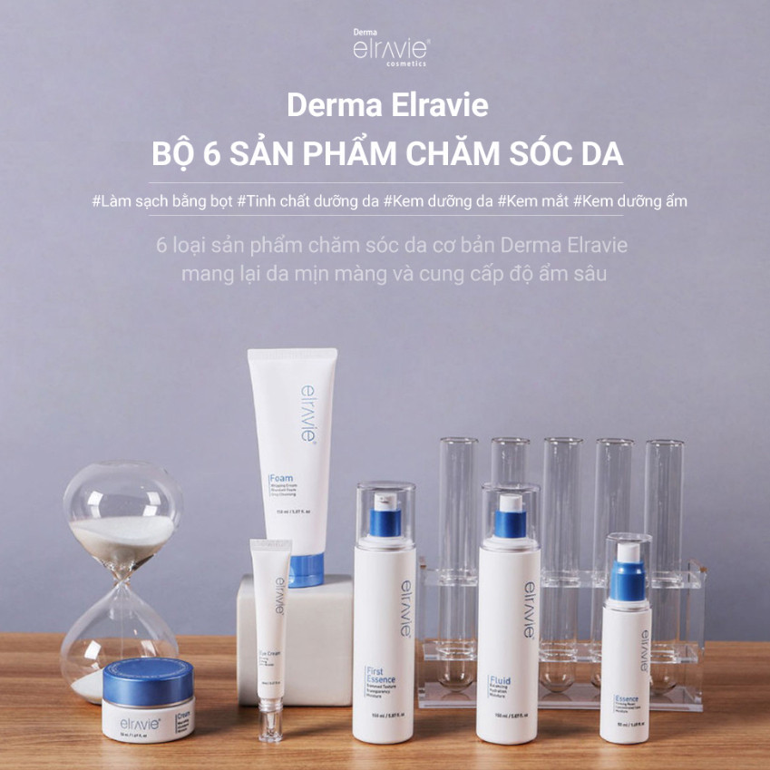 Sữa Rửa Mặt Elravie Deep Cleansing Perfect Foam Tạo Bọt Làm Sạch Sâu Dưỡng Ẩm Dịu Nhẹ 150ml_thumbnail_6