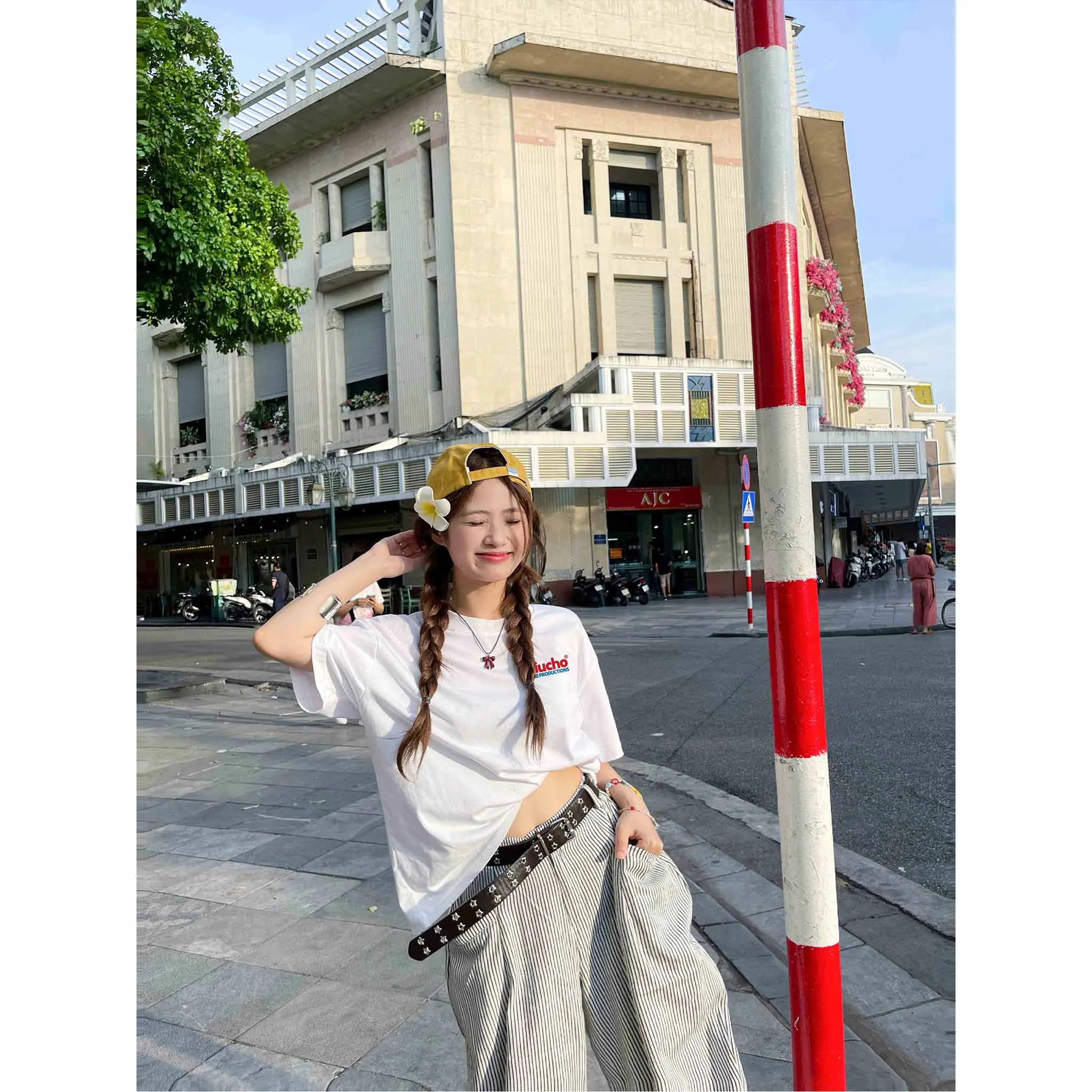 Áo thun form boxy street style unisex 2529 Miucho vải cotton thoáng mát co giãn in mix_thumbnail_4