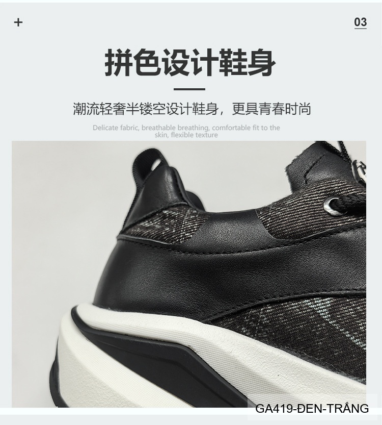 GA419 - Giày Sneaker Nam Đế Dày Tăng Chiều Cao Phong Cách Casual Thể Thao_thumbnail_20