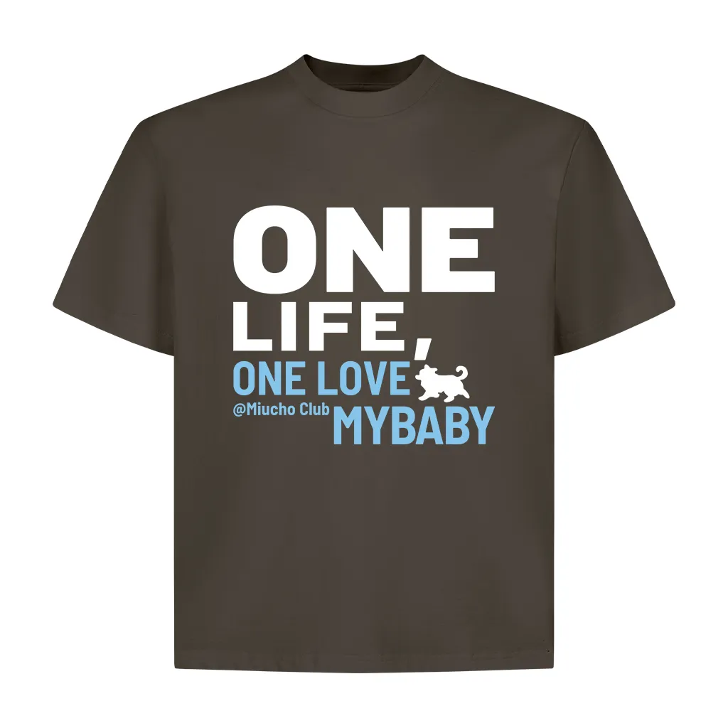 Áo thun cặp form boxy ONE LIFE 2550 Miucho chất vải cotton thoáng mát mềm mại dễ phối đồ_thumbnail_13