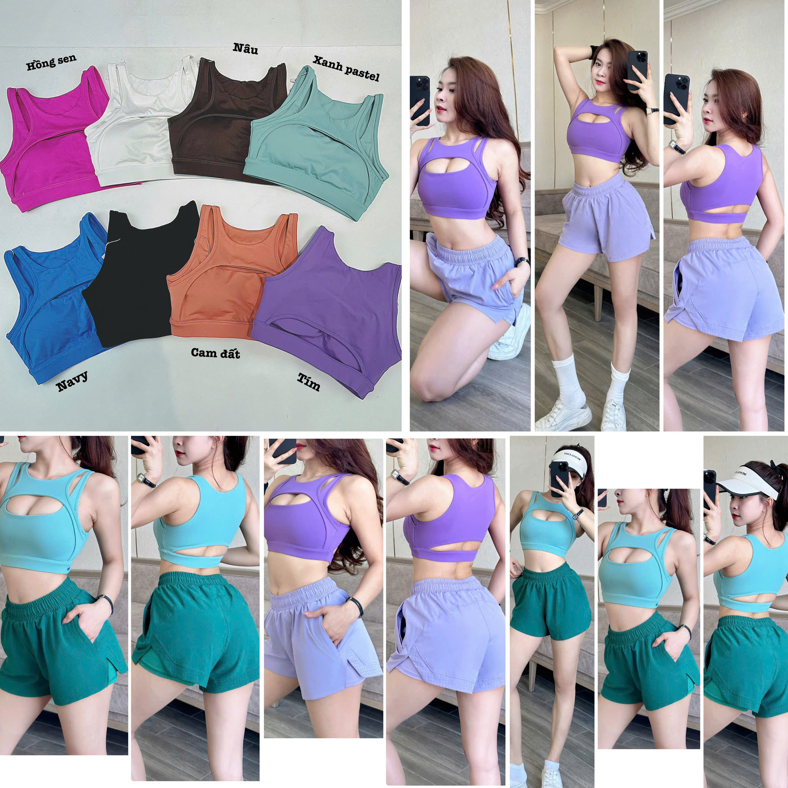 Áo Bra Thể Thao Nữ Honey 2 Lớp