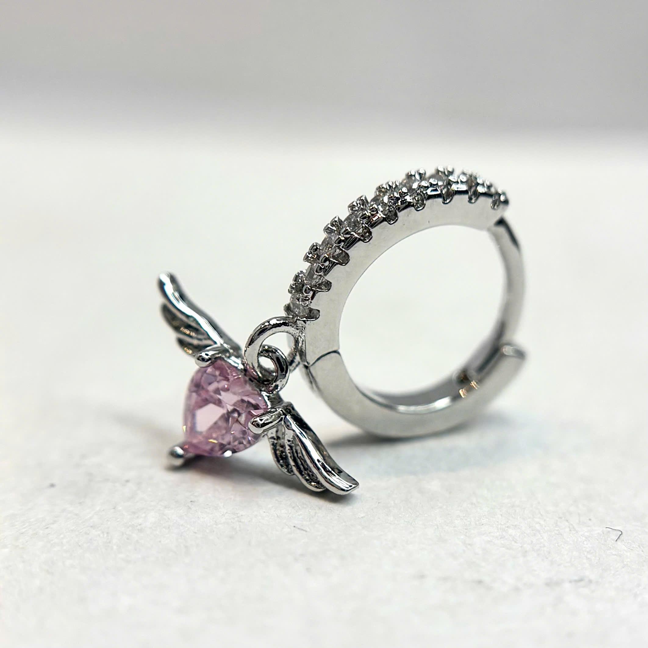 Khuyên vòng kiểu rơi tim hồng_thumbnail_3