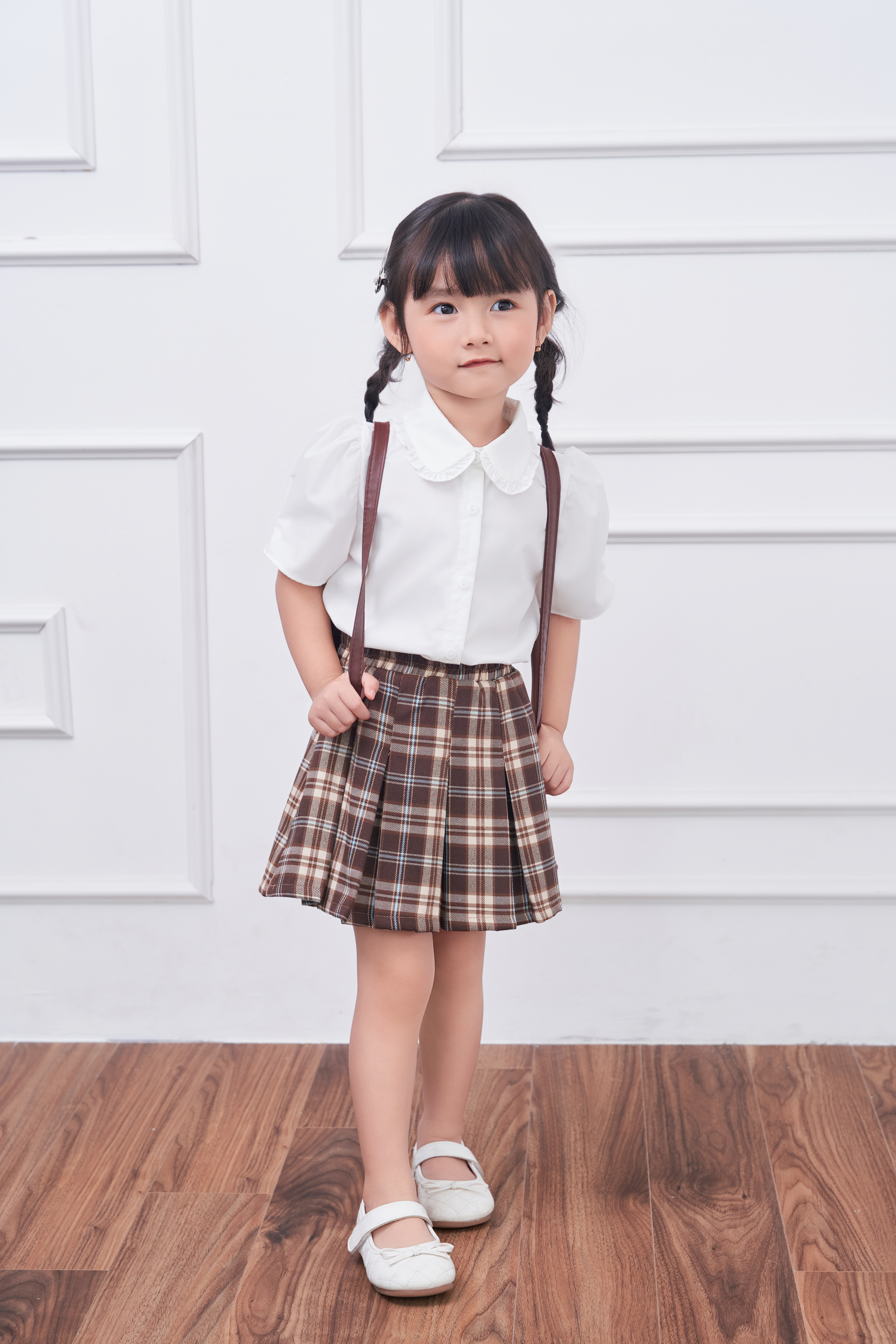 Sơ mi cổ đức phối bèo