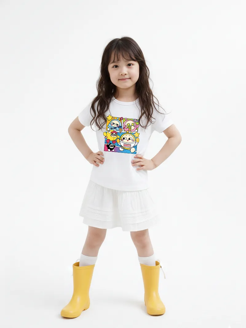 Áo thun bé trai bé gái form rộng hoạt hình Kado 3197_thumbnail_2