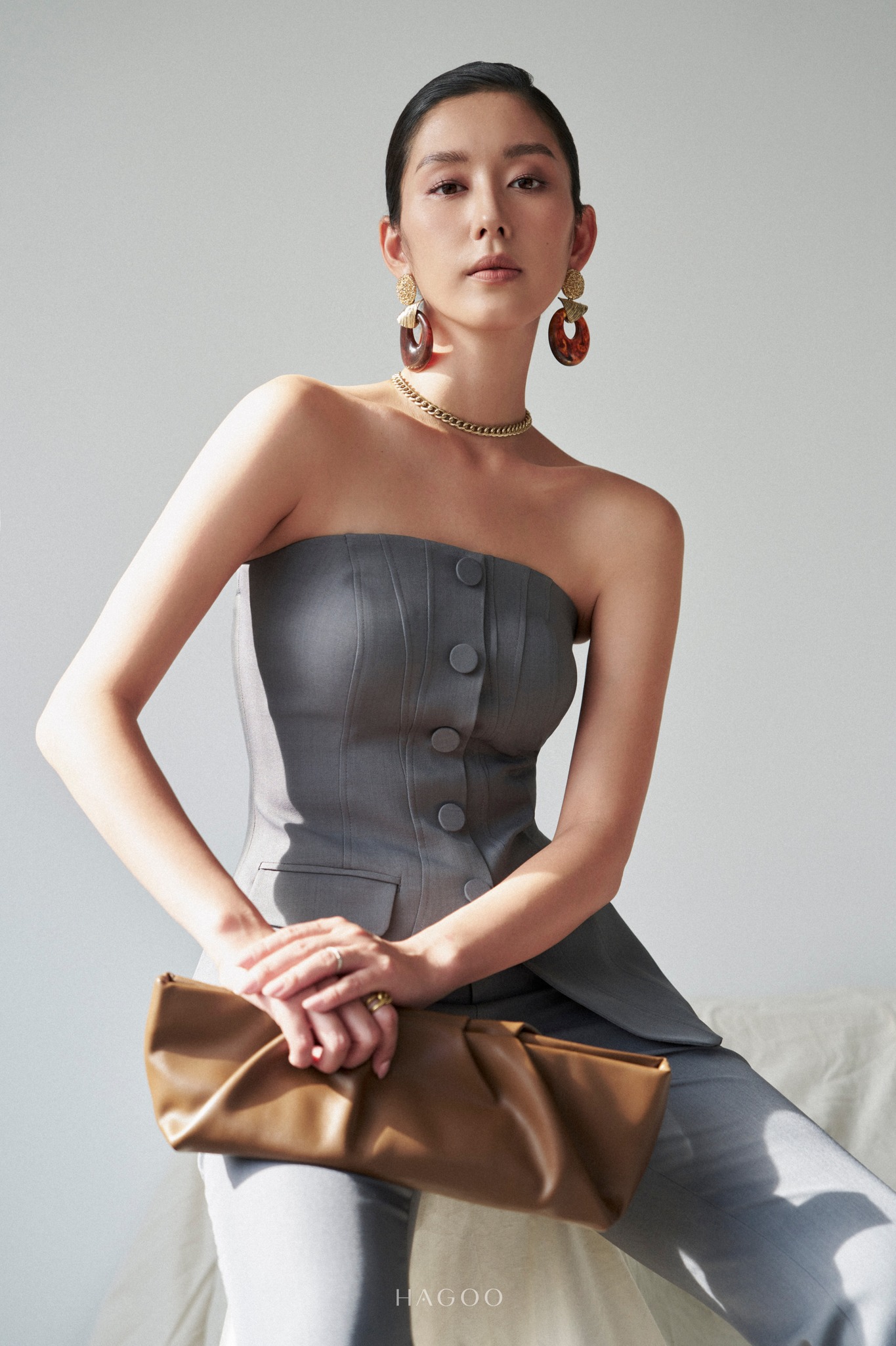 Quần loe xám BST HAGOO_thumbnail_5