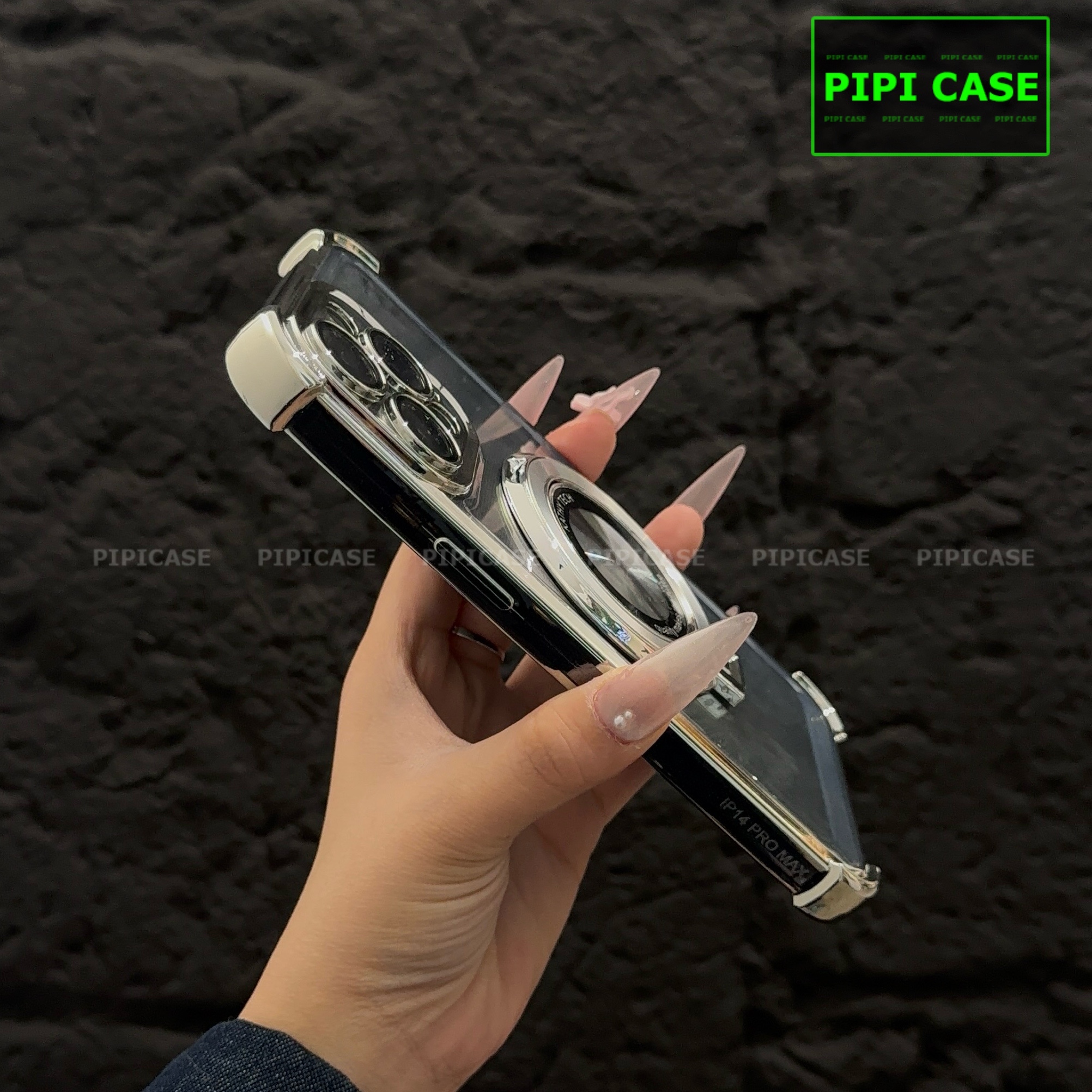 Ốp Lưng iPhone 14 Pro - Ven - Bạc_thumbnail_4