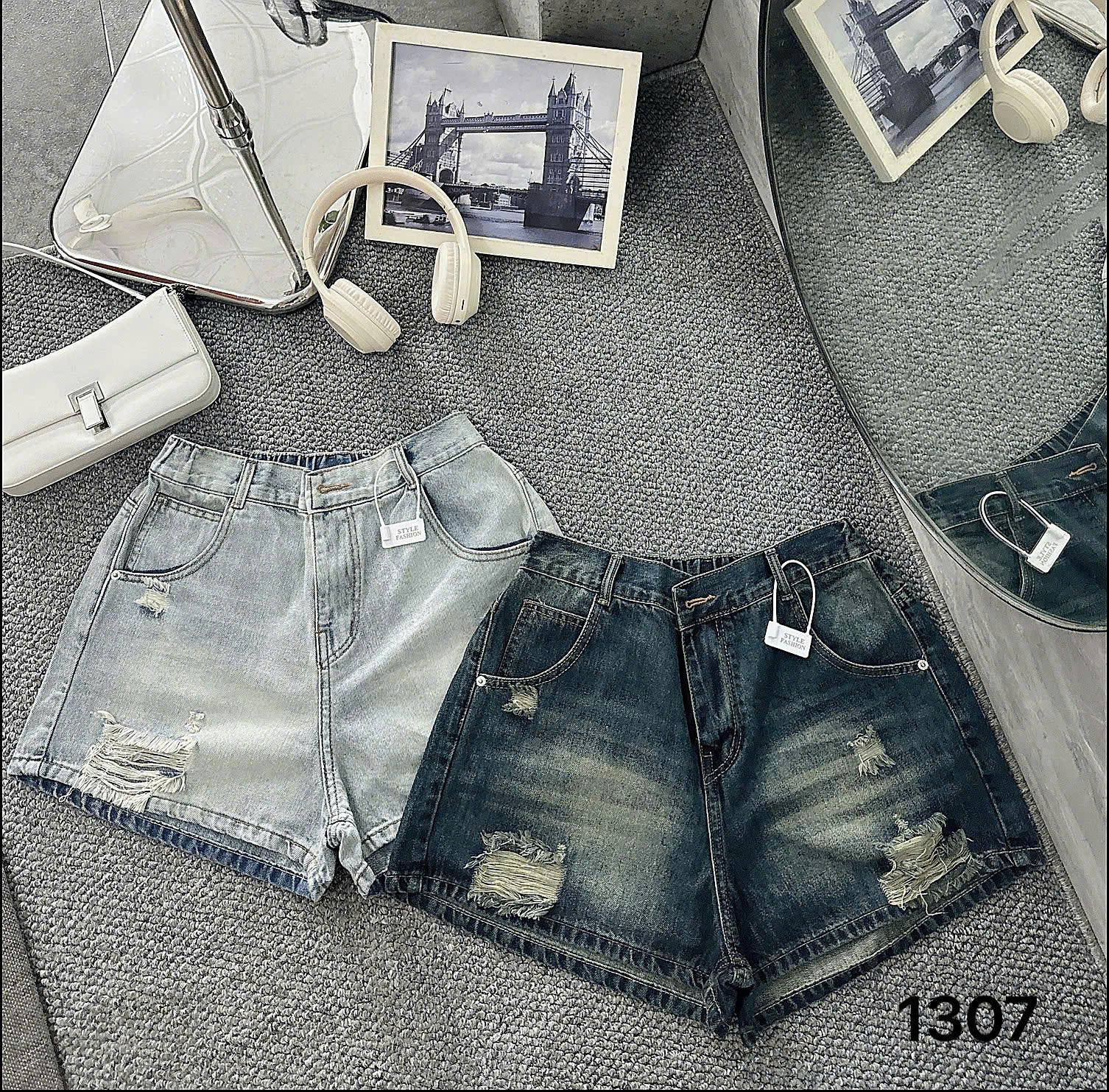 Quần short lưng thun rách bigsize QSJ1307 dành cho nàng béo mập từ 55-90kg_thumbnail_10