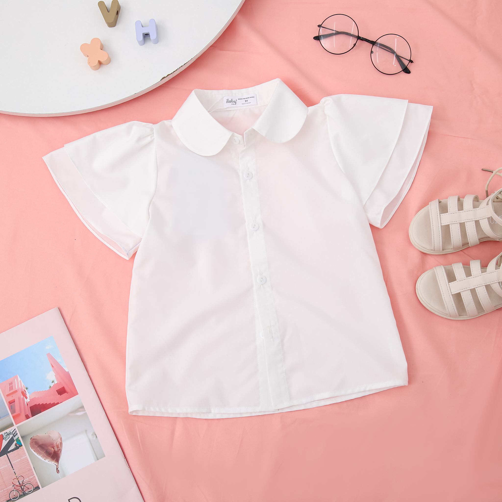 Áo sơ mi tay hai tầng bé gái_thumbnail_4