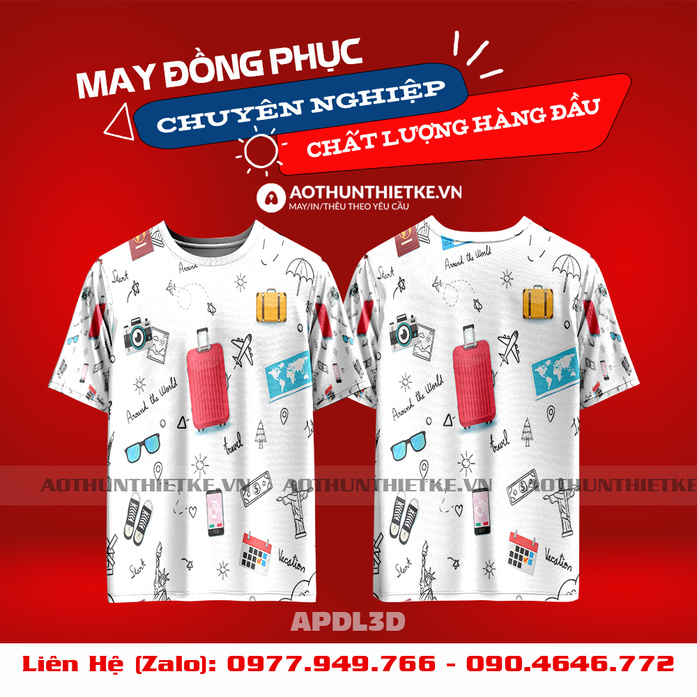 Áo Phông Du Lịch 3D-TK72