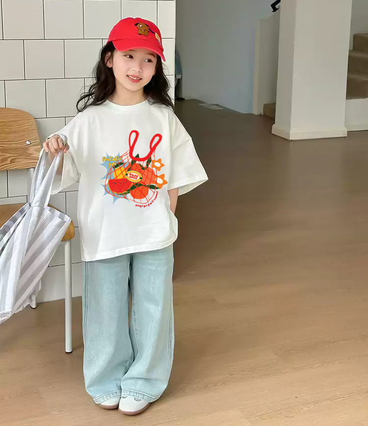 Áo thun bé gái form rộng 2182 Miucho Kid chất vải cotton thoáng mát co giãn in mix_thumbnail_6