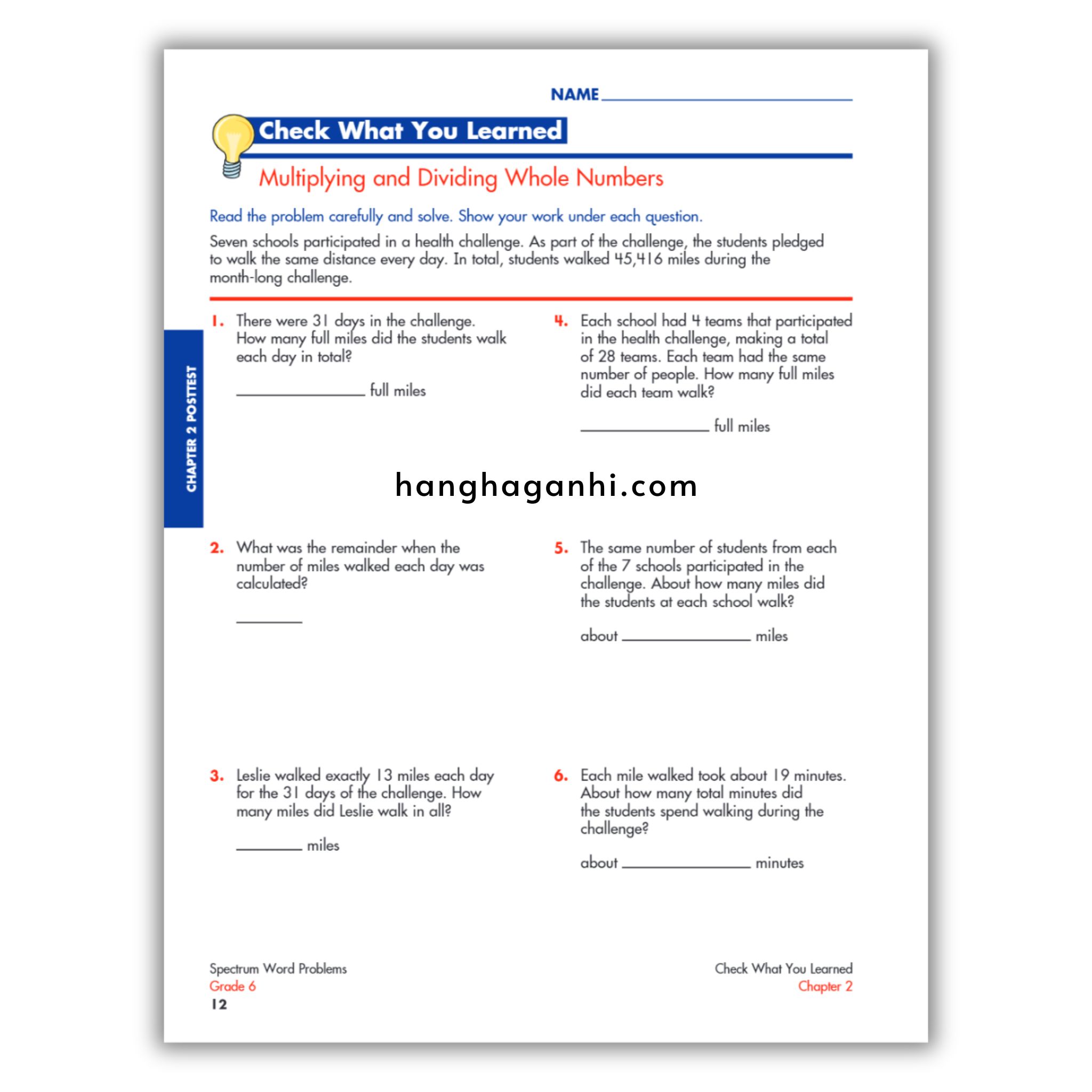 Sách Spectrum Word Problems Workbook Grade 6_thumbnail_15
