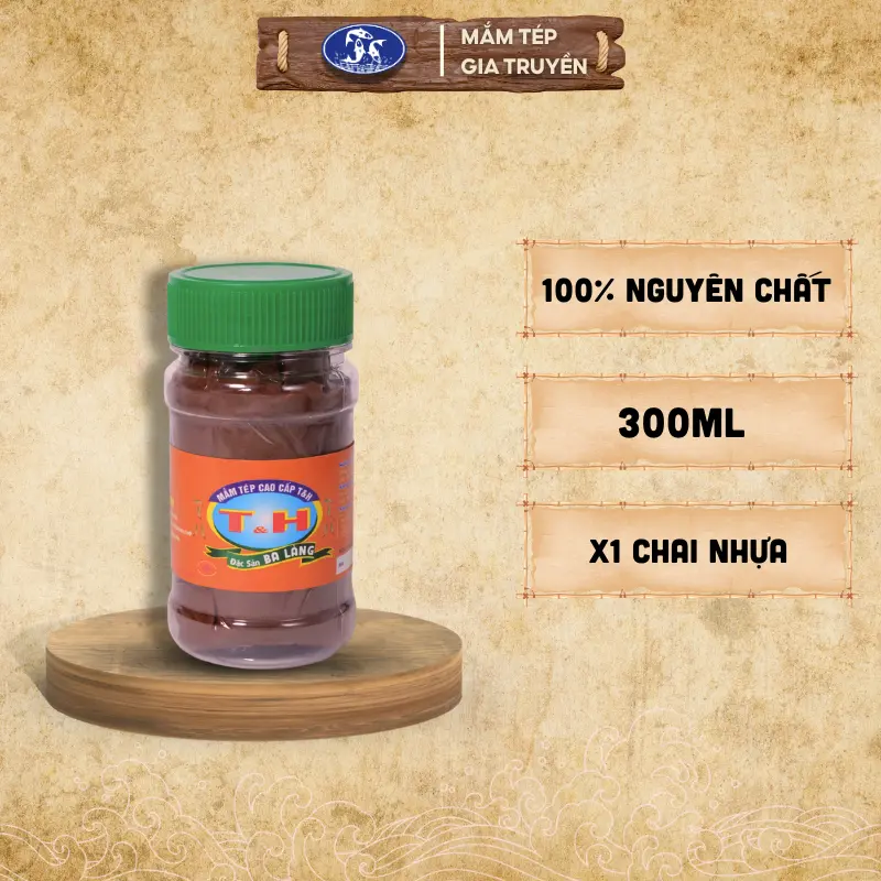 Mắm tép chua cay Ba Làng T&H Hũ 300ml